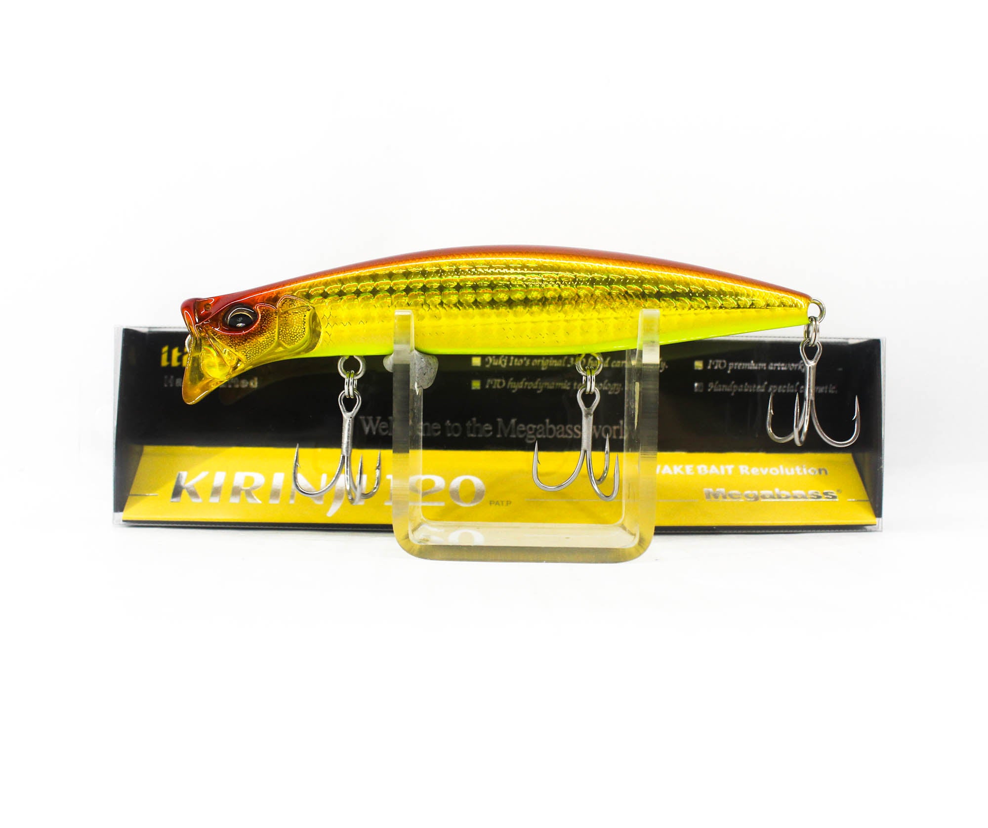 Megabass Kirinji 120 Floating Lure GG Akakin CB (9398)