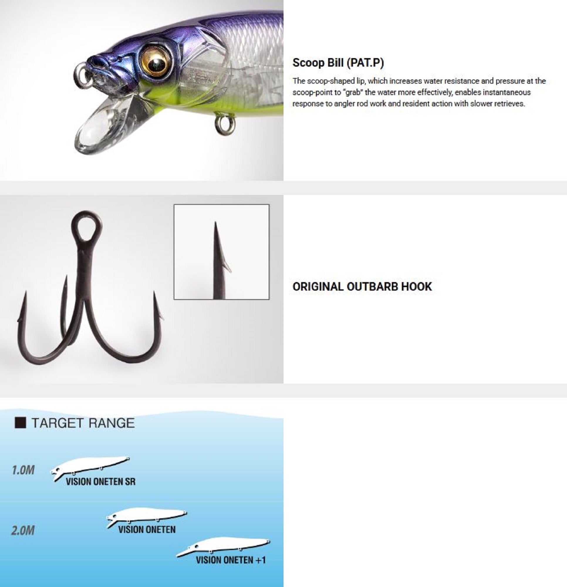 Megabass Vision 110 Oneten SR Slow Floating Lure GP Crystal Shad (0448)
