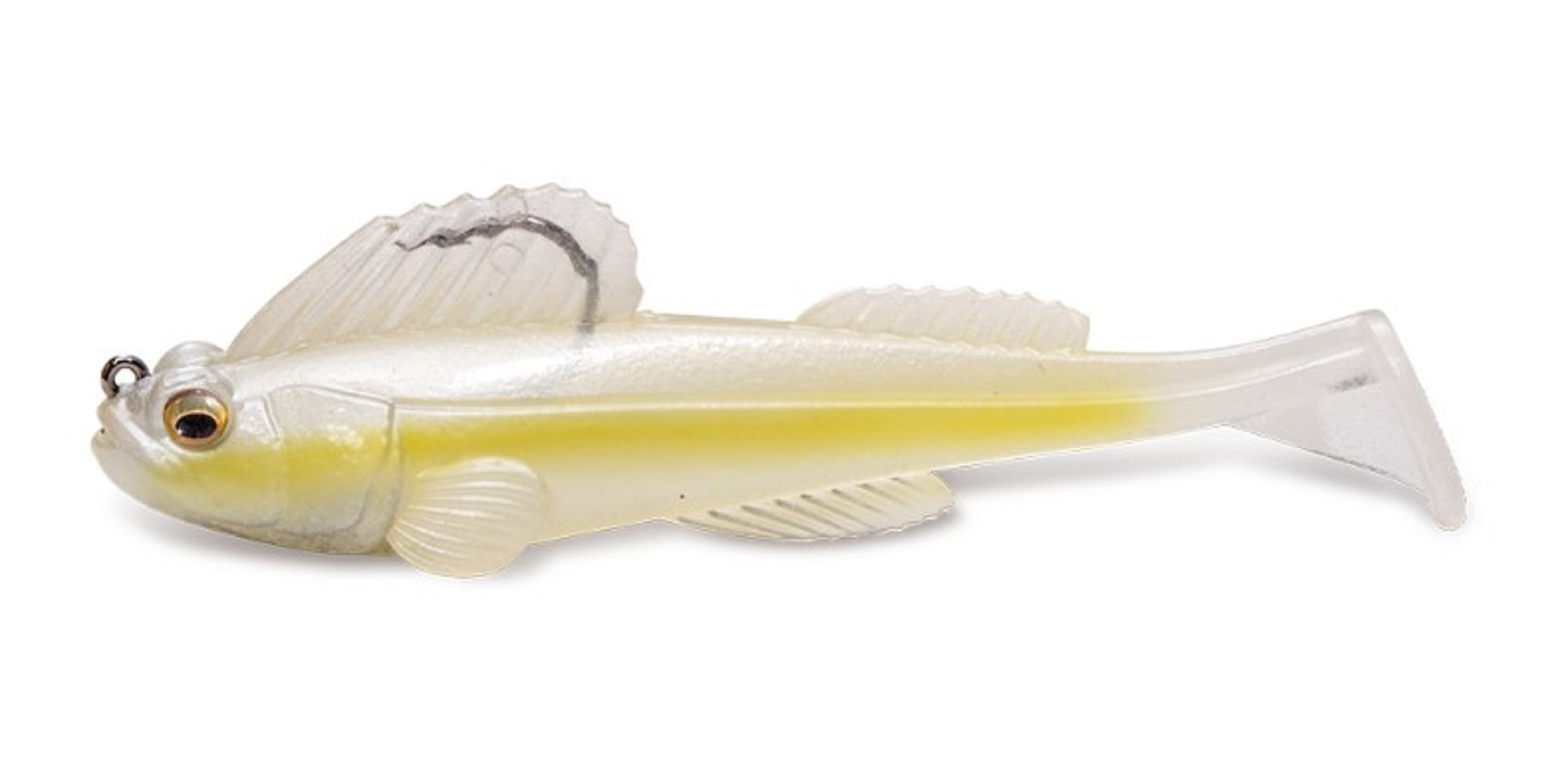 Megabass Soft Lure Dark Sleeper 4.5 Inch 1 oz Whitebait (2831)