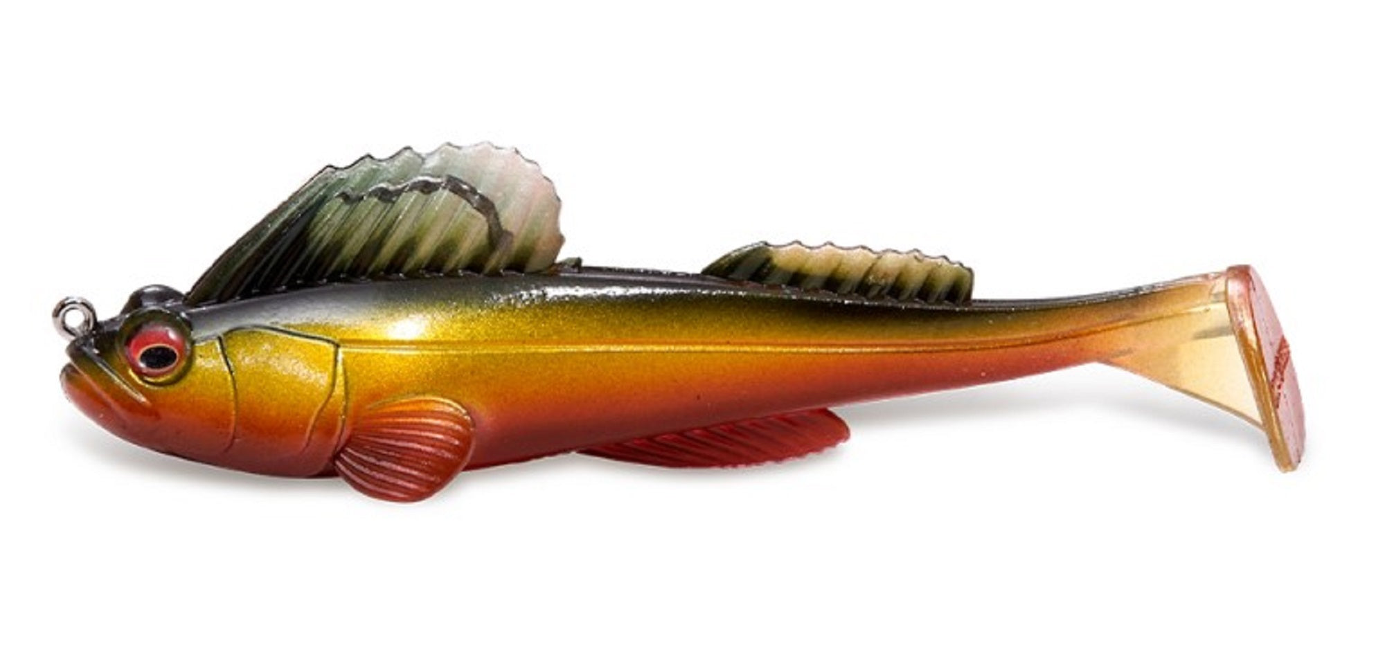 Megabass Soft Lure Dark Sleeper 4.5 Inch 1 oz Dark Shad (2848)