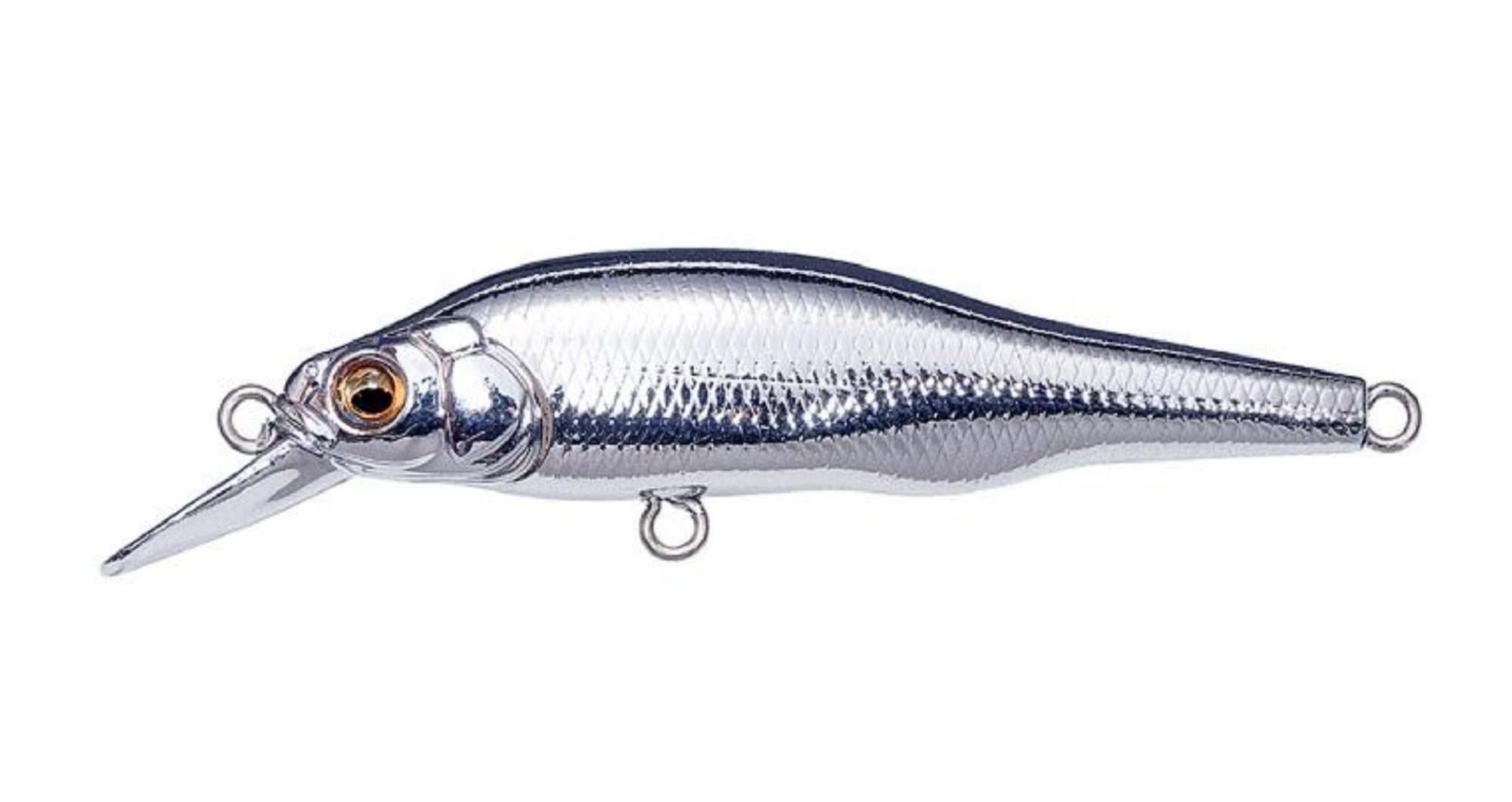 Megabass X-80 JR SW Slow Sinking Lure Full Metal Silver (5269)