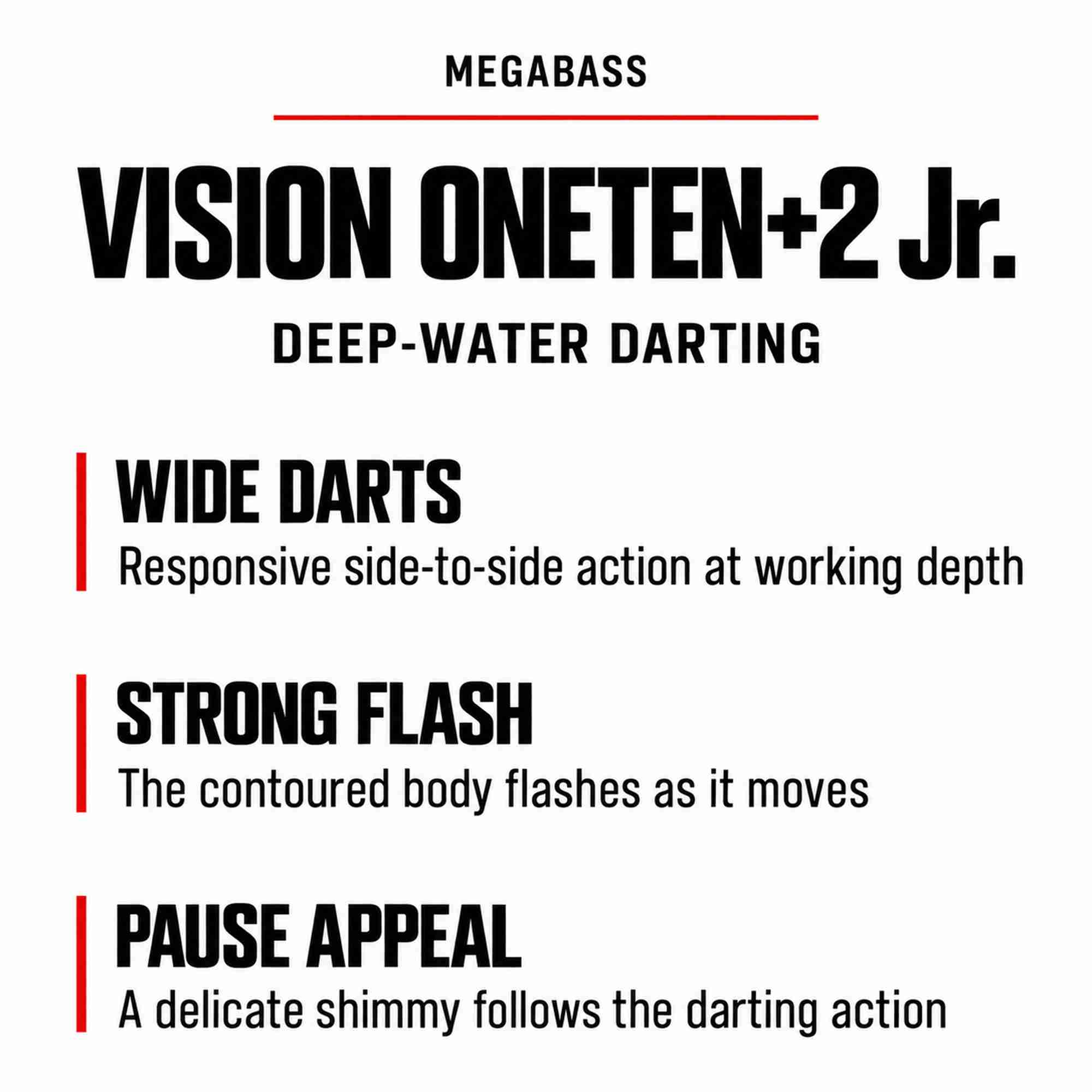 Megabass Vision 110 +2 JR Suspend Lure Frosted Wakasagi (7651)