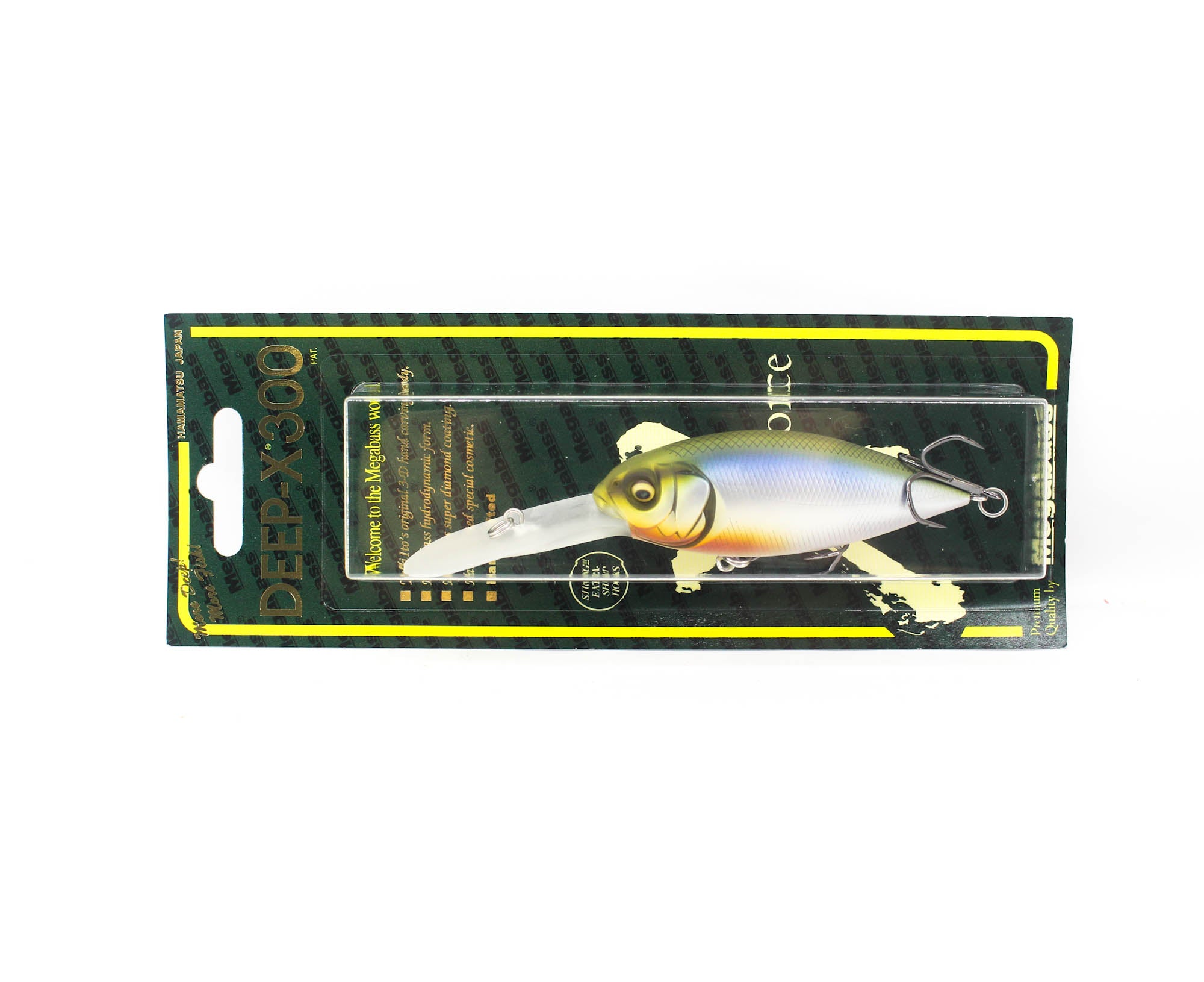 Megabass Deep X 300 75 mm 21 grams Floating Lure Frosted smelt (8108)