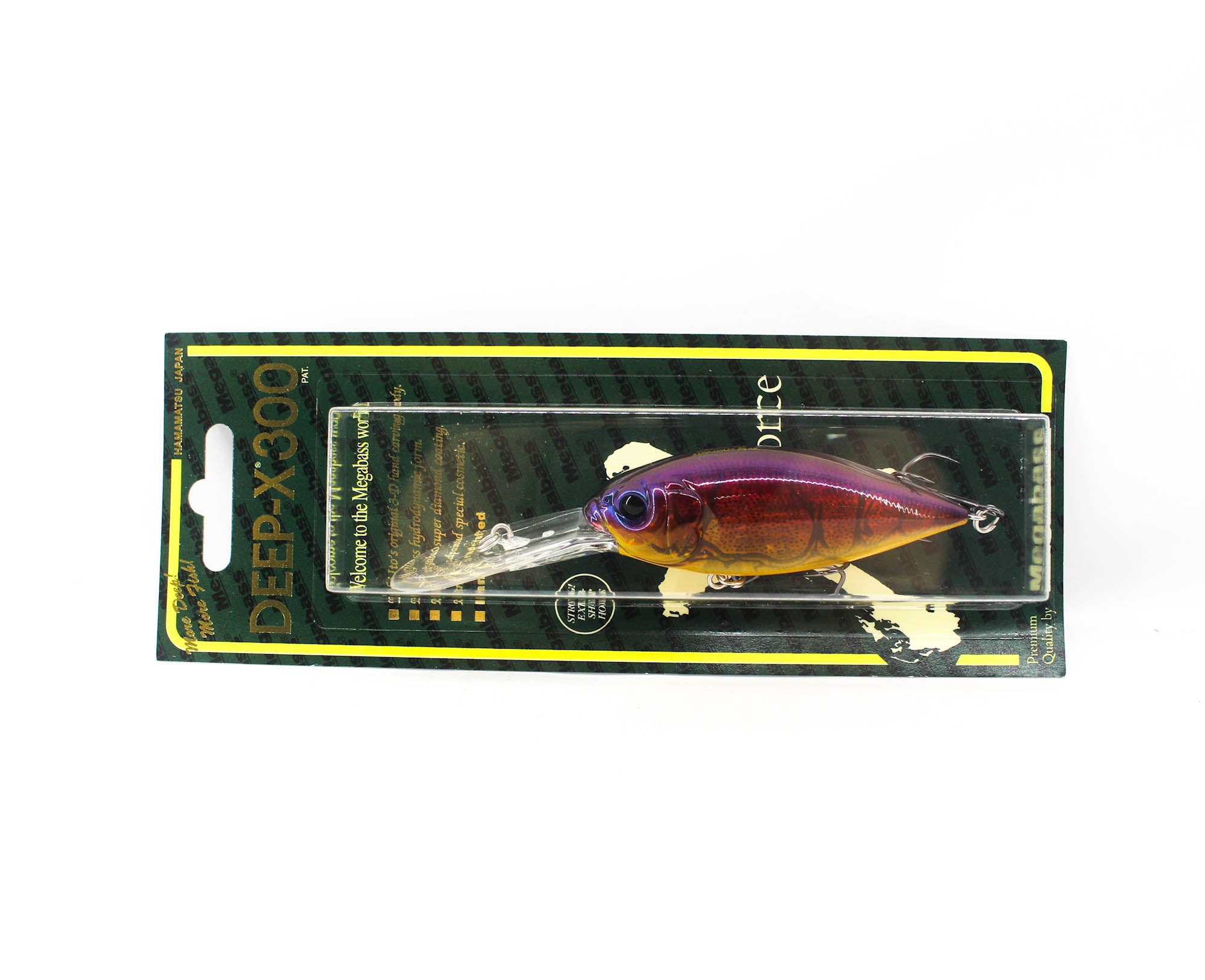 Megabass Deep X 300 75 mm 21 grams Floating Lure GP Spawn Claw (8122)