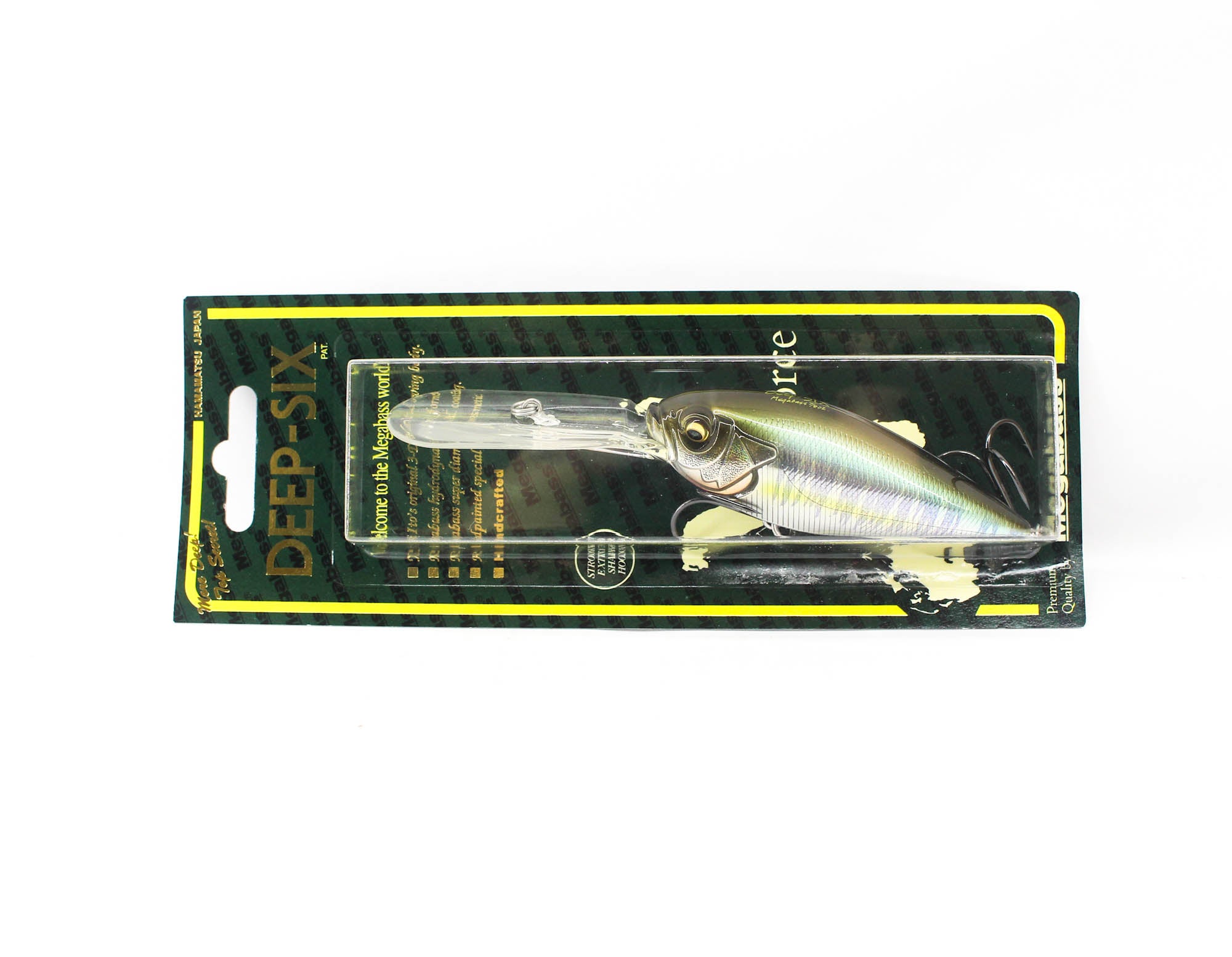 Megabass Deep Six 80 mm 7/8 oz Floating Lure GG Has (8184)