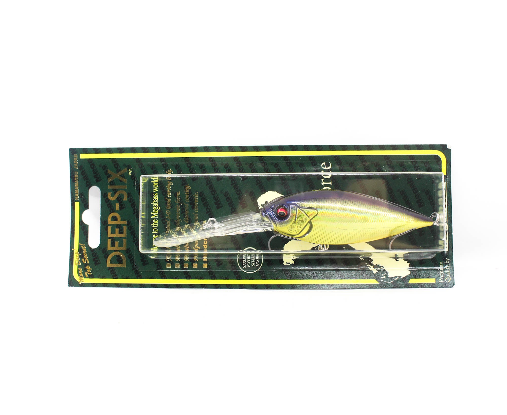 Megabass Deep Six 80 mm 7/8 oz Floating Lure SH Champagne Kinkuro (8245)