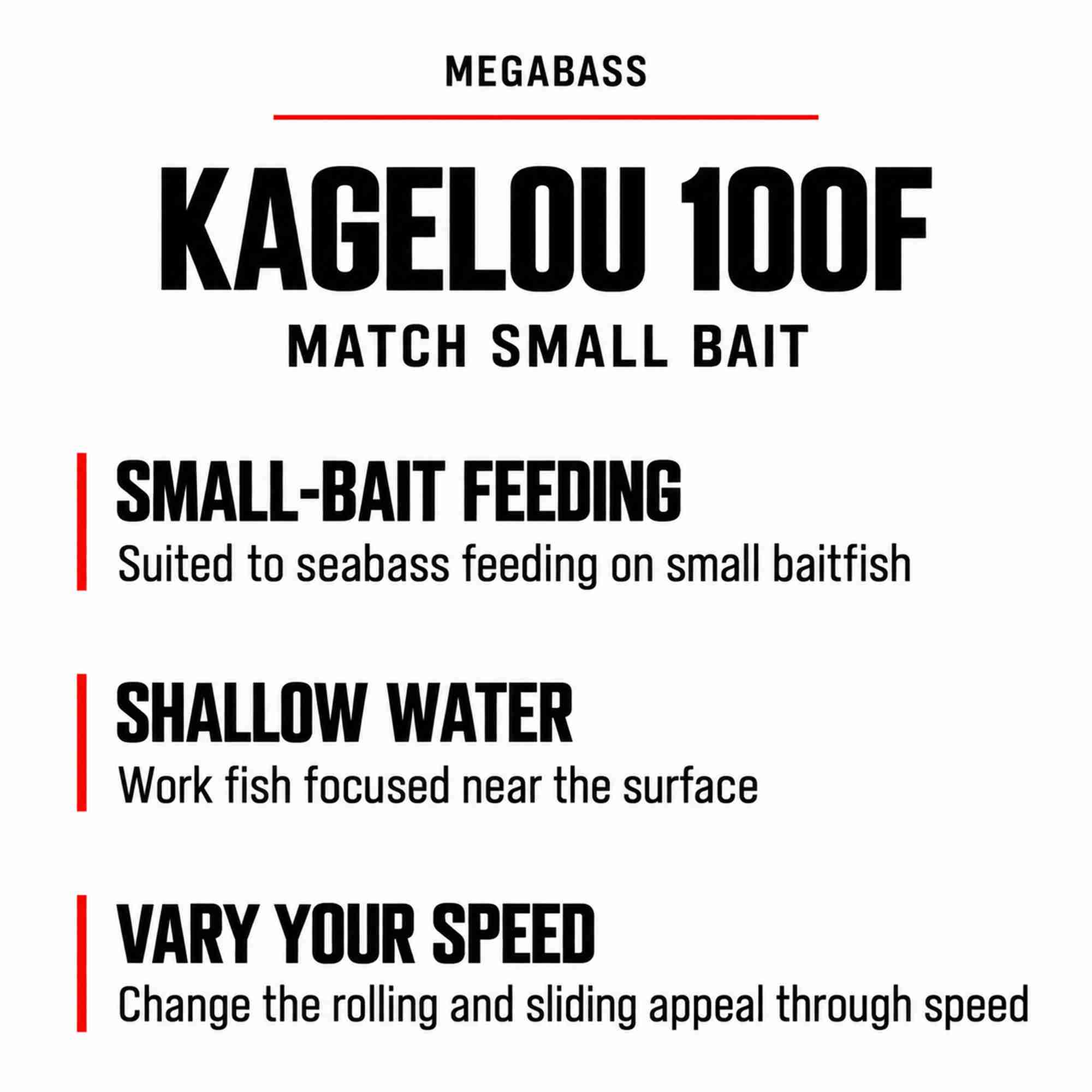 Megabass Kagelou 100F Floating Lure Secret Dead Sticking (9853)