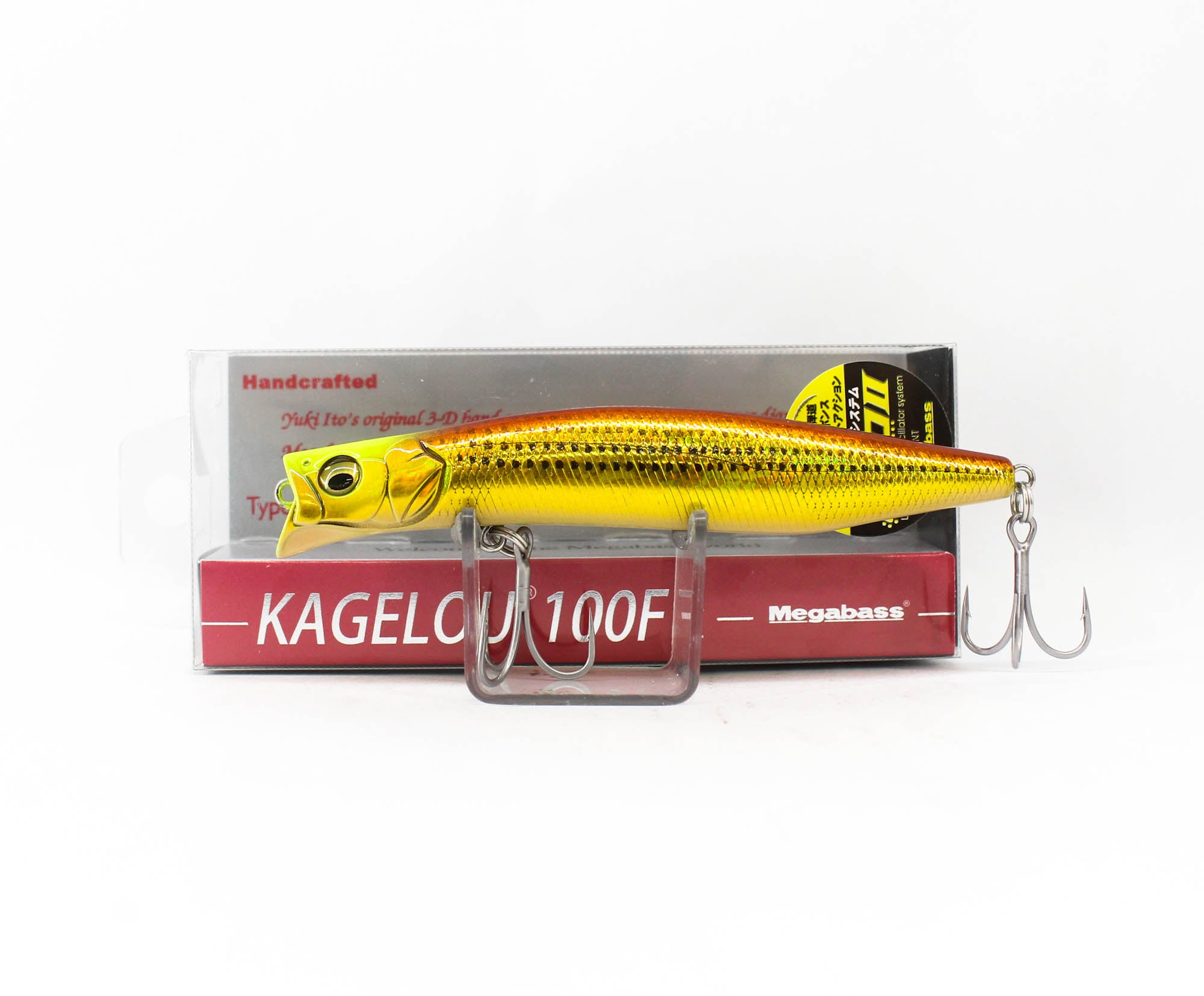 Megabass Kagelou 100F Floating Lure GG Akakinbora CH (9877)
