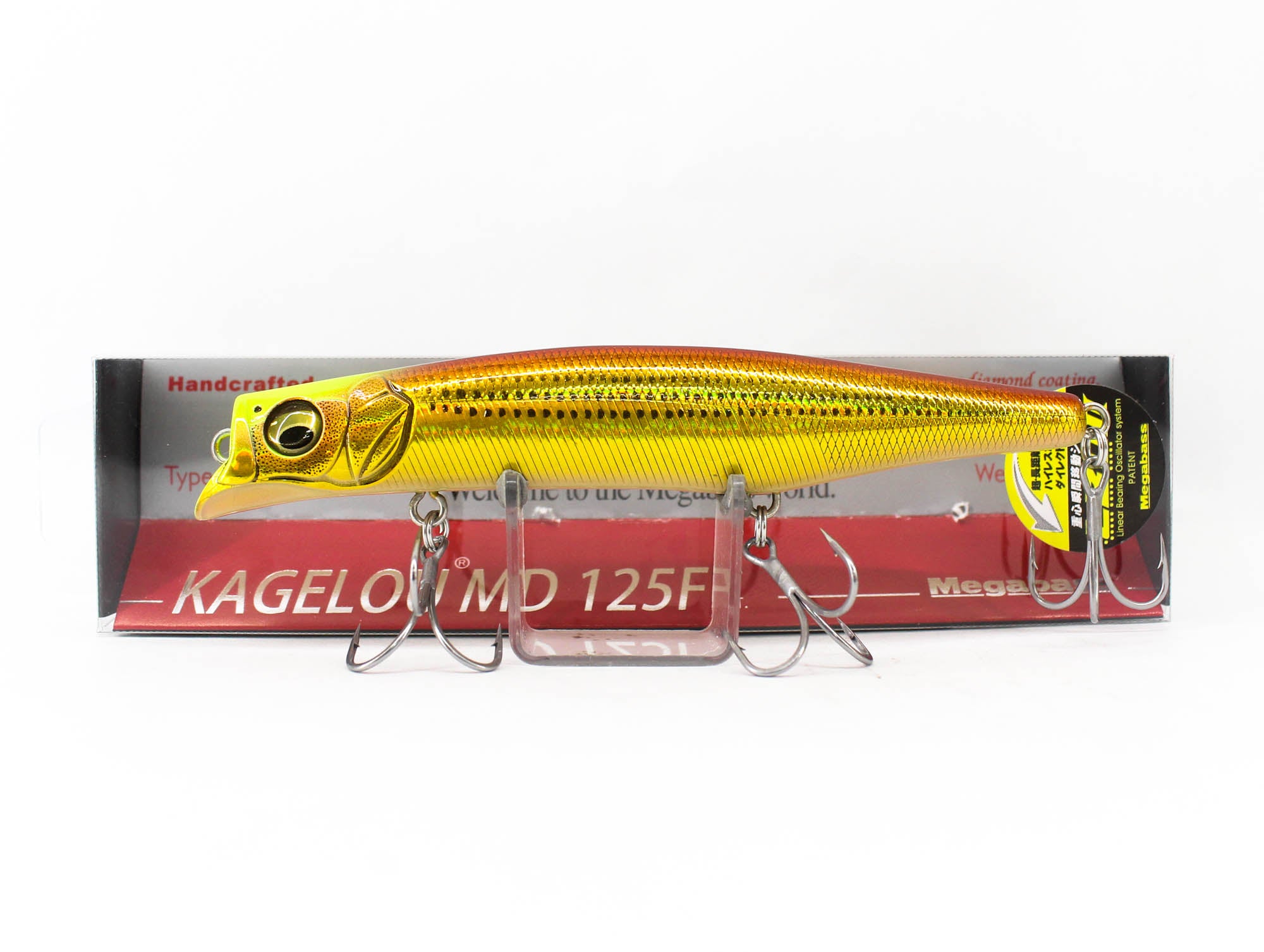 Megabass Kagelou MD 125F Floating Lure GG Akakinbora CH (9990)
