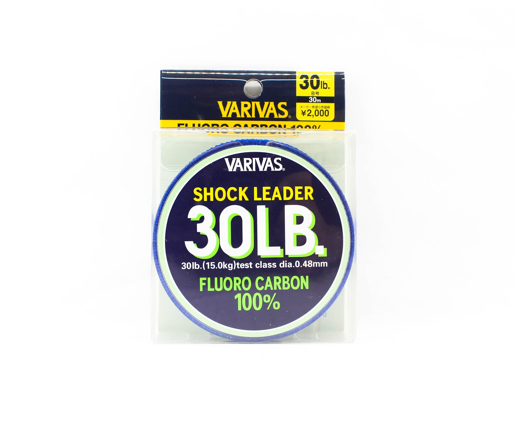 Varivas Fluorocarbon Shock Leader Line 30m 30lb (9838)