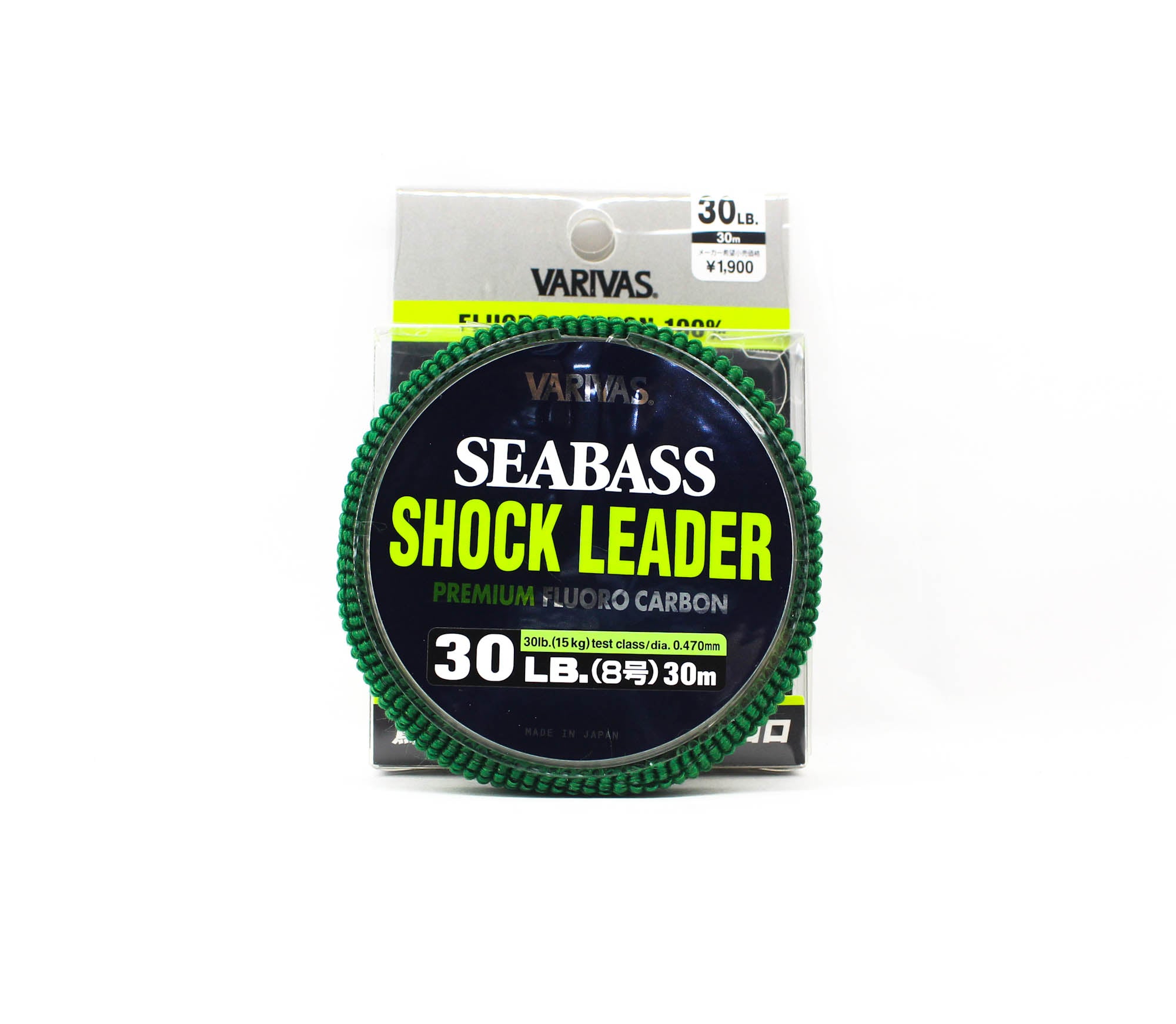 Varivas Fluorocarbon Shock Leader Line Sea Bass 30m 30lb (0816)