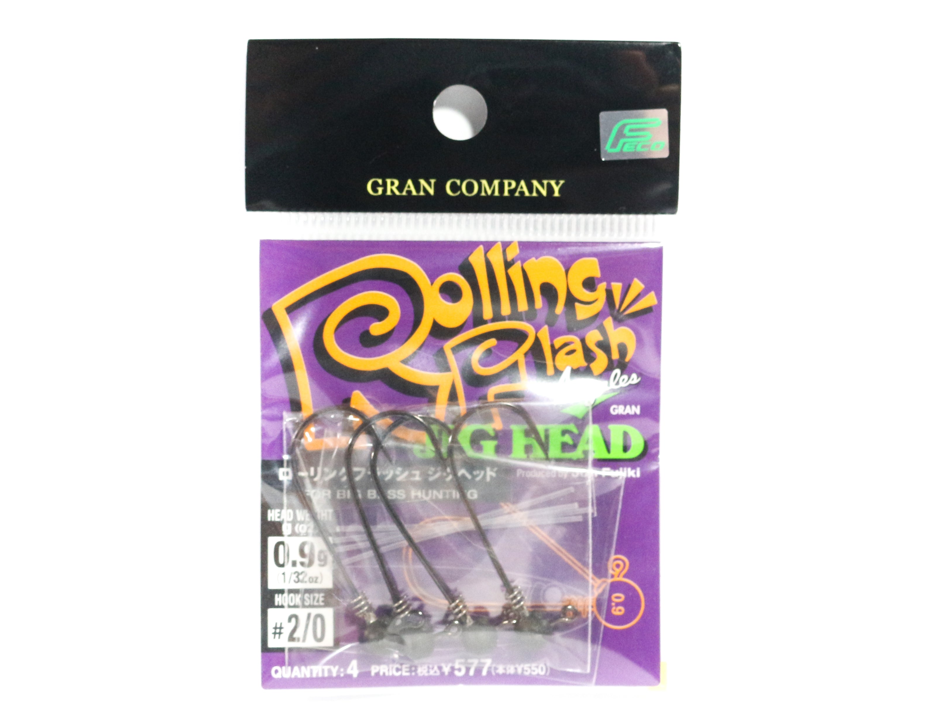 Sale Varivas Nogales Rolling Flash Jig Head 0.9g Size 2/0 (5361)