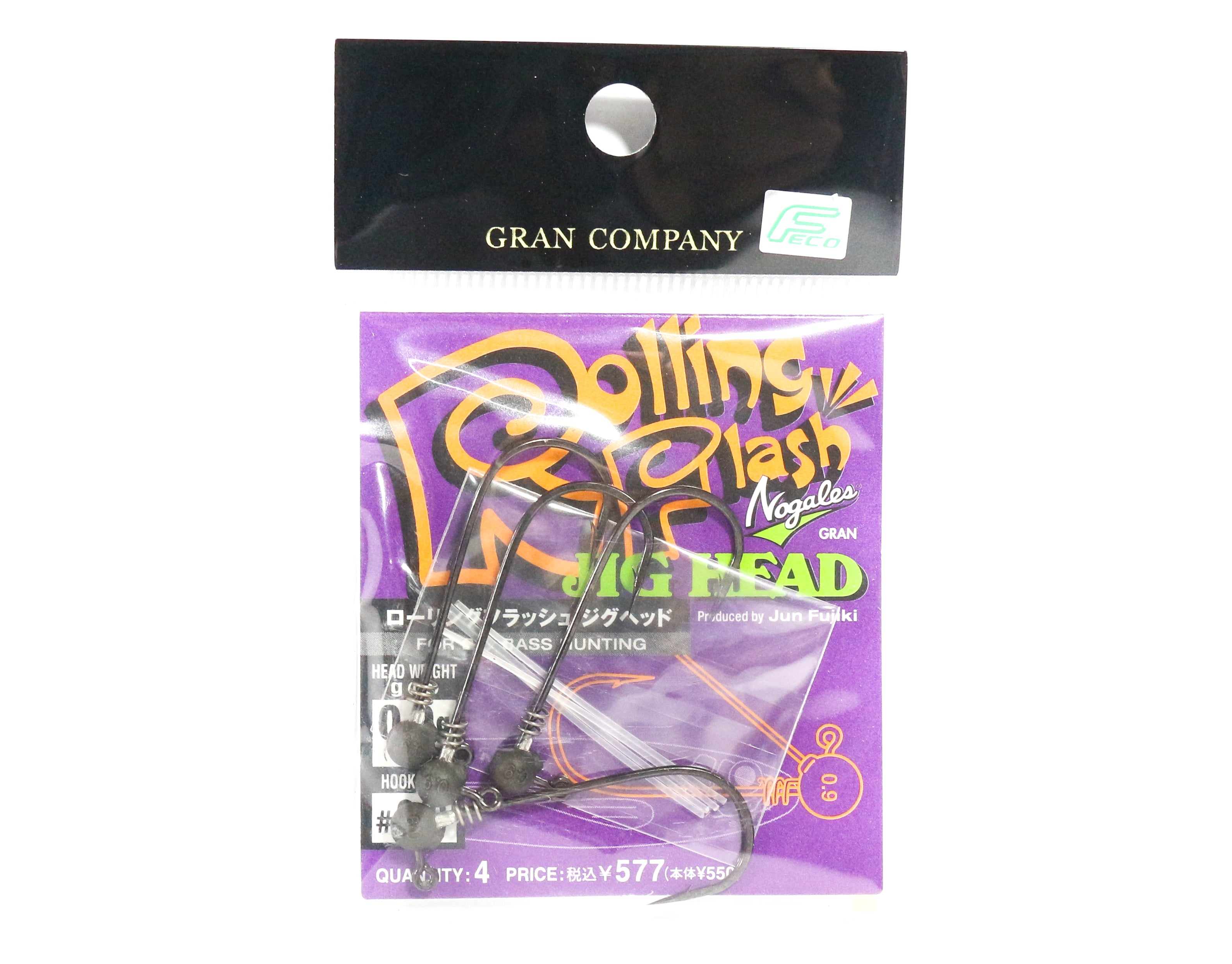 Sale Varivas Nogales Rolling Flash Jig Head 0.9g Size 3/0 (5408)