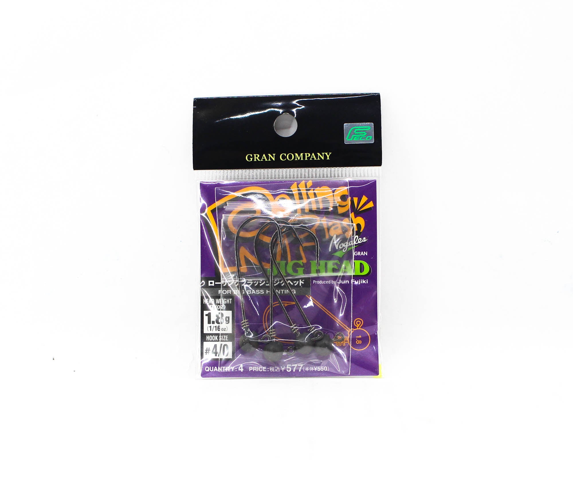 Sale Varivas Nogales Rolling Flash Jig Head 1.8g Size 4/0 (5453)