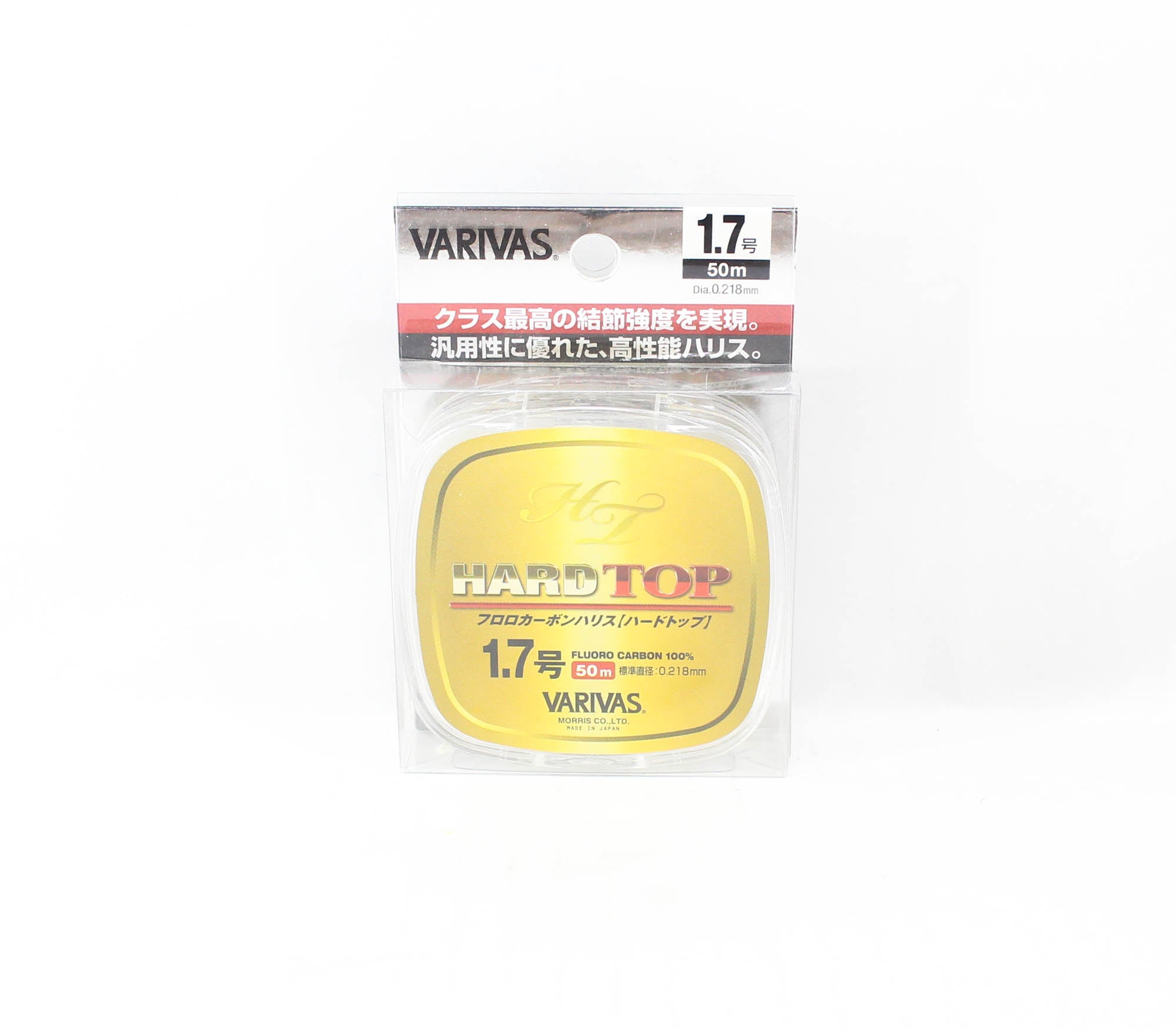 Varivas Fluorocarbon Line Hard Top 50m #1.7, 0.218mm (3243)