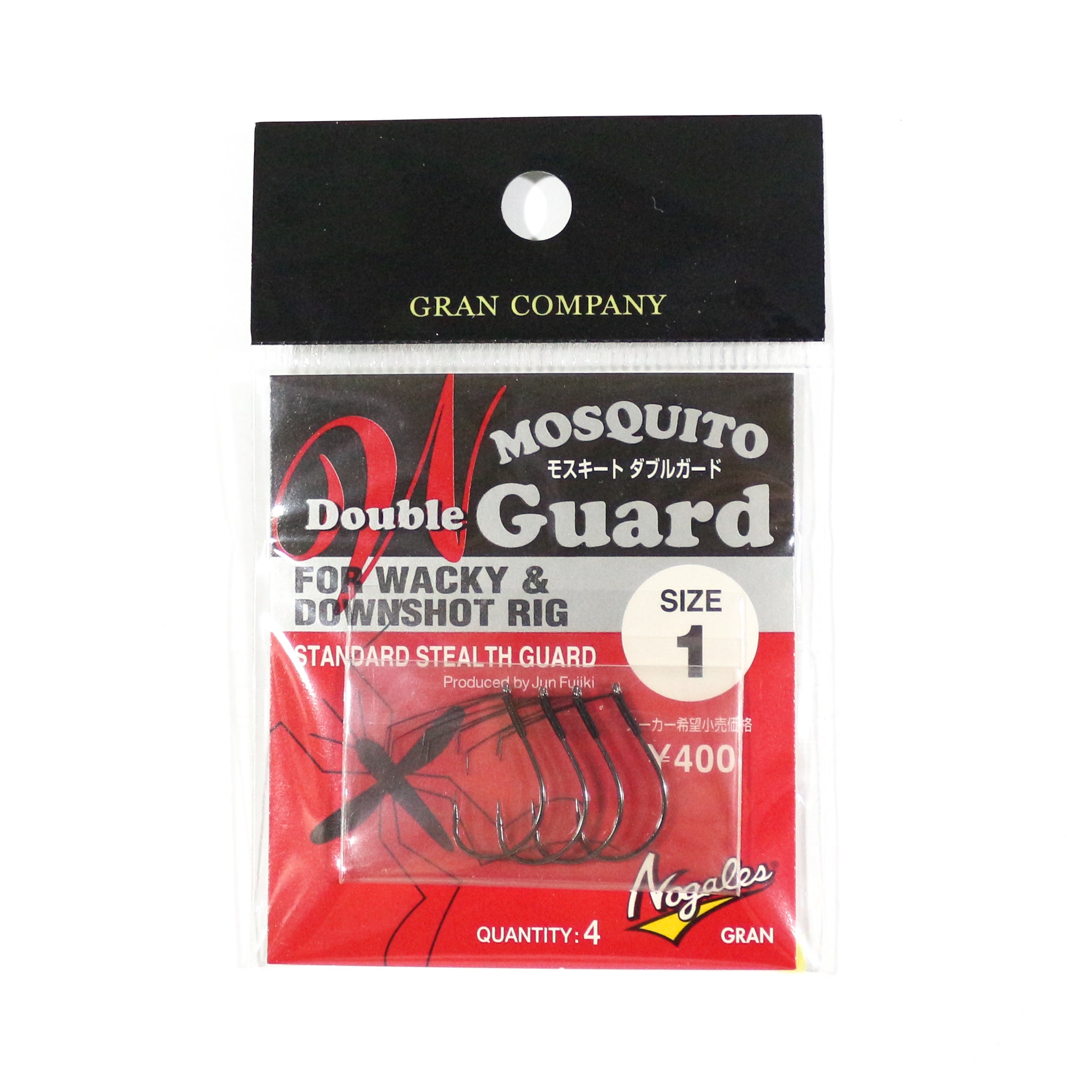 Varivas Mosquito Wacky Worm Hook Double Guard Size 1 (0340)