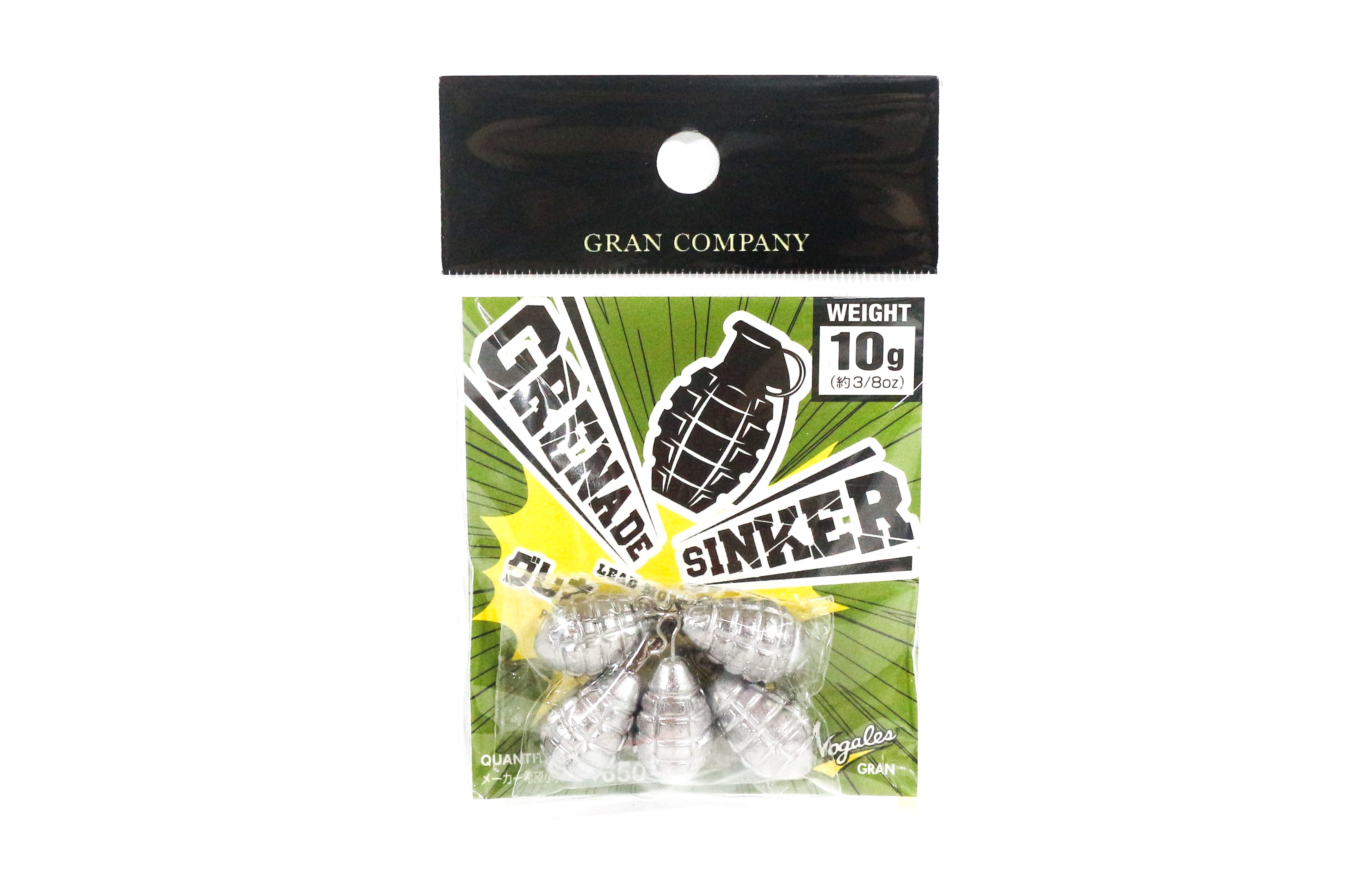 Varivas Nogales Grenade Sinker Size 10 grams (5184)