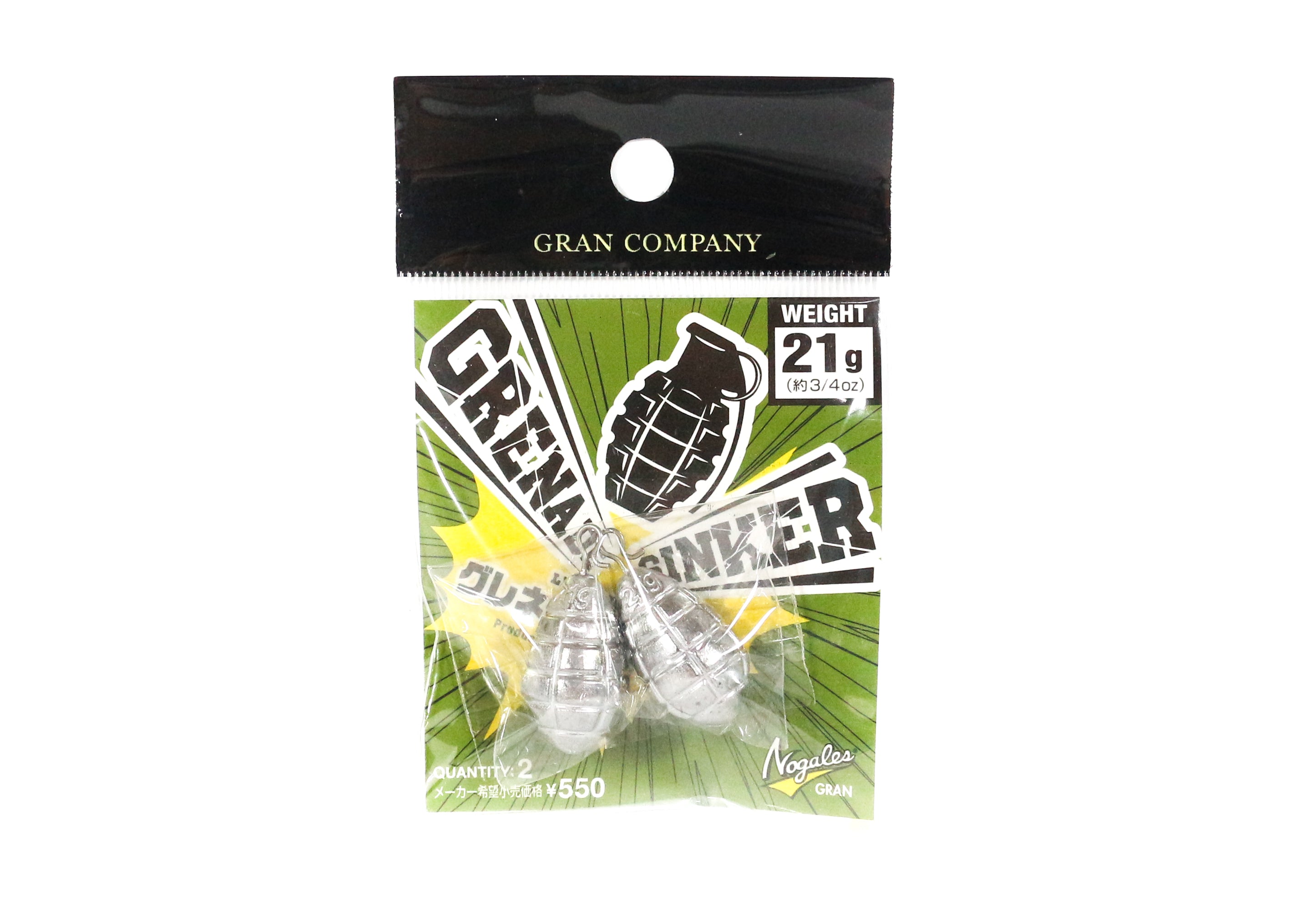 Varivas Nogales Grenade Sinker Size 21 grams (5207)