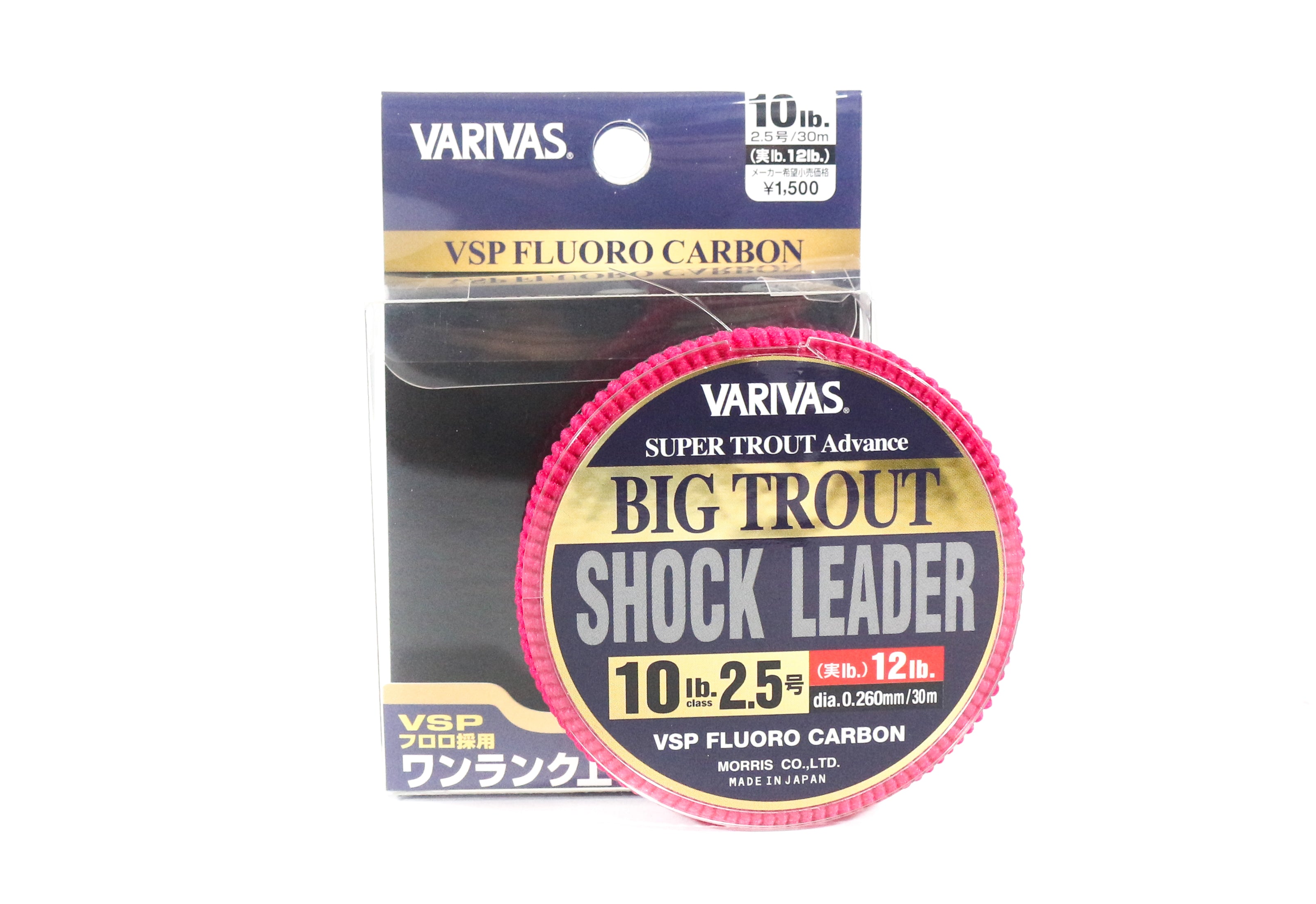 Varivas Fluorocarbon Big Trout Shock Leader Line 30m 10lb (5566)