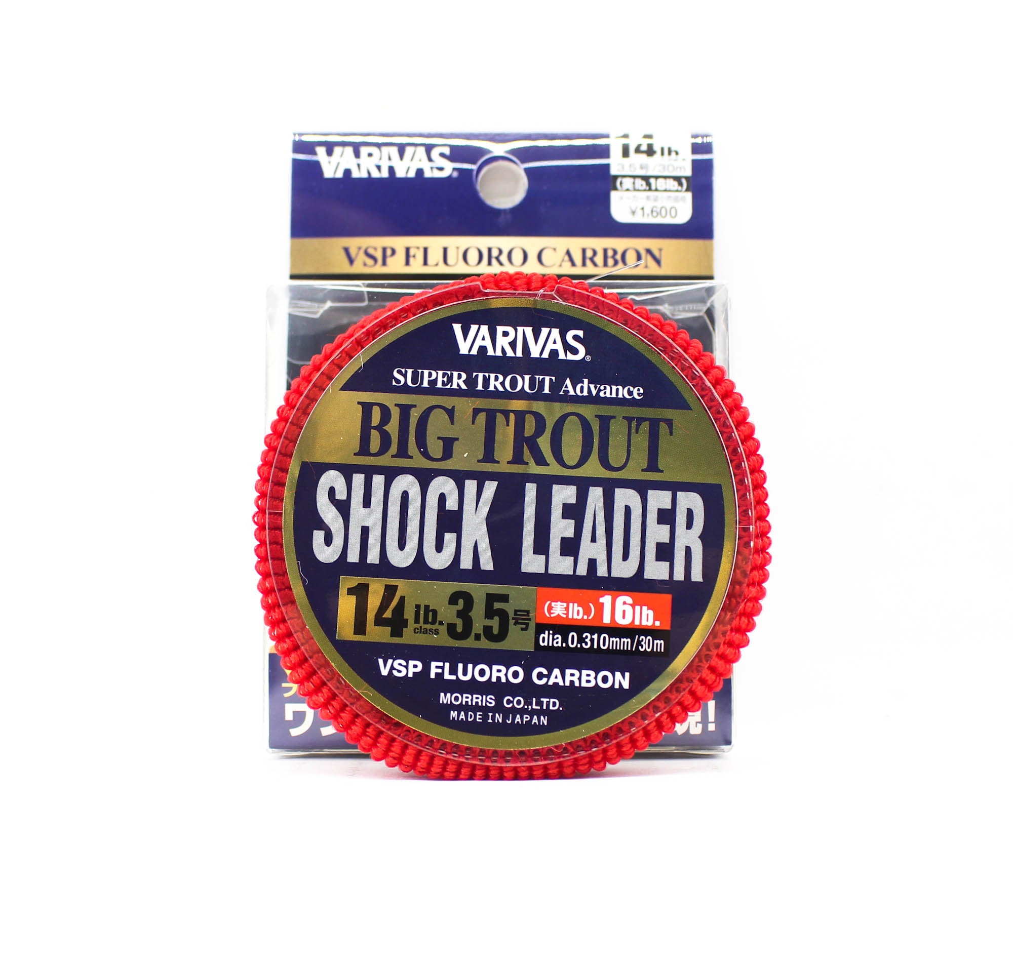 Varivas Fluorocarbon Big Trout Shock Leader Line 30m 14lb (5580)