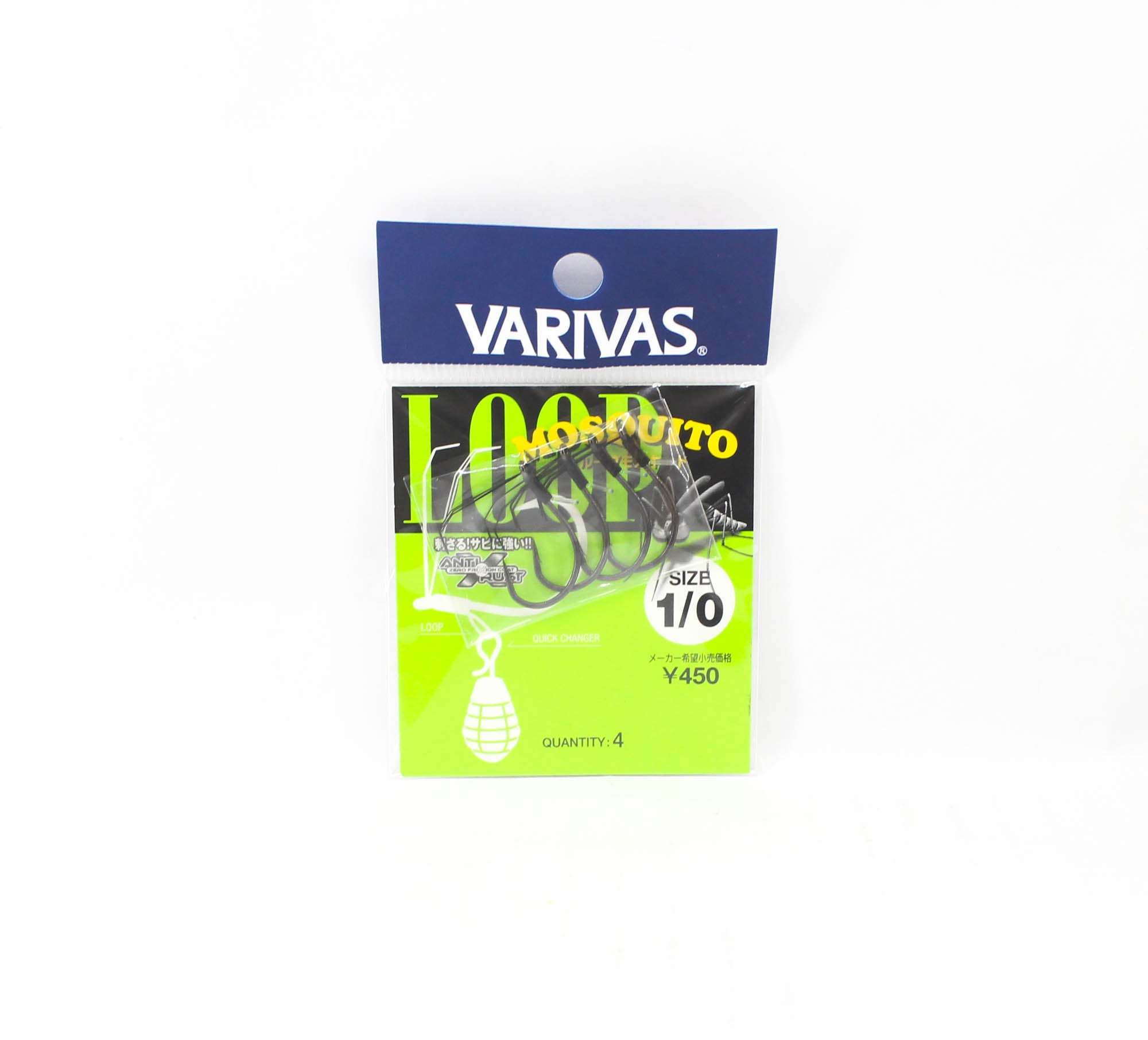 Varivas Mosquito Loop Wacky Hook Size 1/0 (8290)