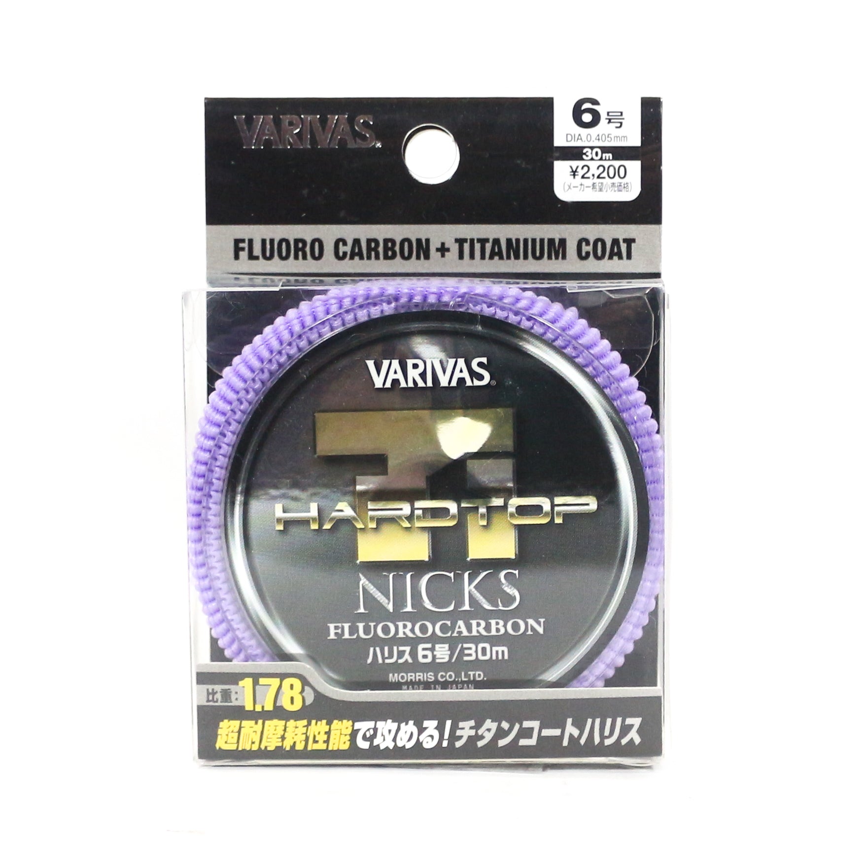 Varivas Fluorocarbon Ti-F Titanium Line Hardtop 30m 6,0.405mm 25lb (9334)
