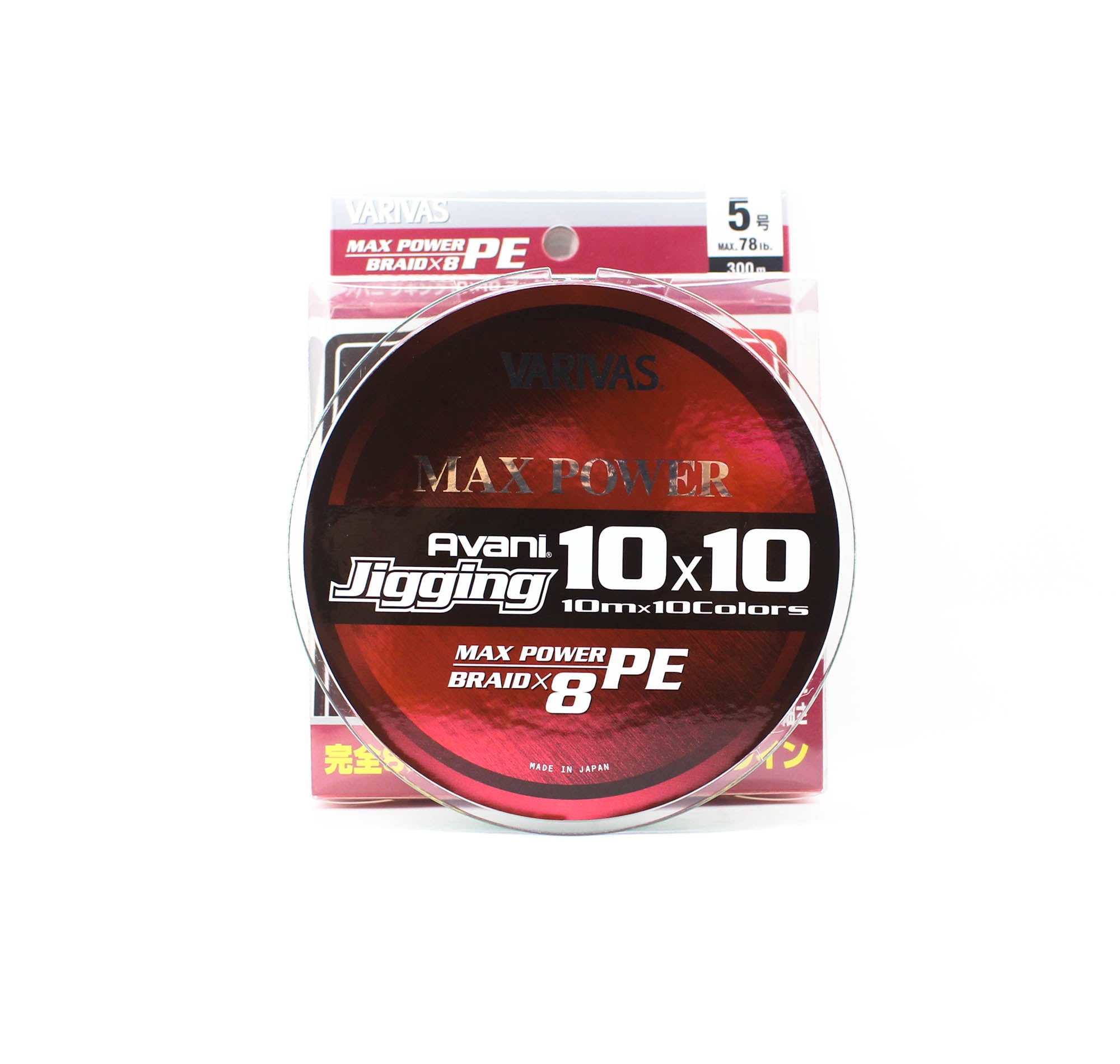 Varivas P.E Line Avani Jigging Max Power 10 x 10 300m P.E 5 78lb (4687)