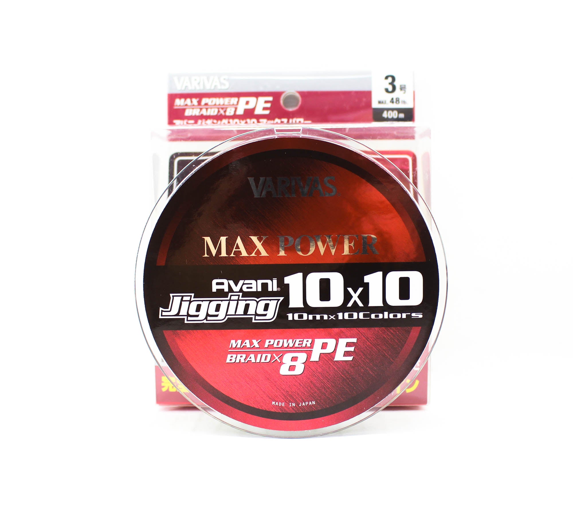 Varivas P.E Line Avani Jigging Max Power 10 x 10 400m P.E 3 48lb (4700)