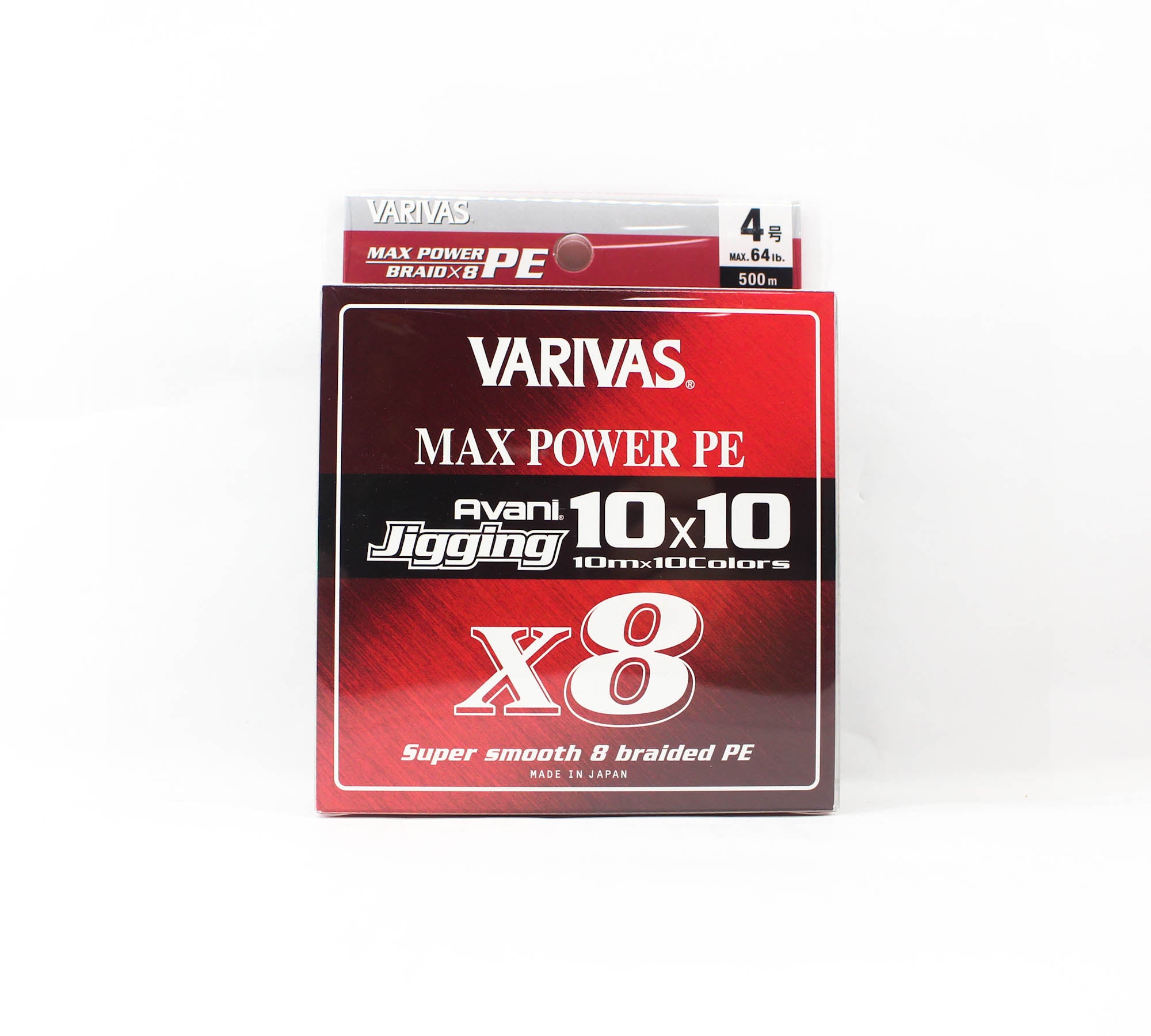 Varivas P.E Line Avani Jigging Max Power 10 x 10 500m P.E 4 64lb (4748)