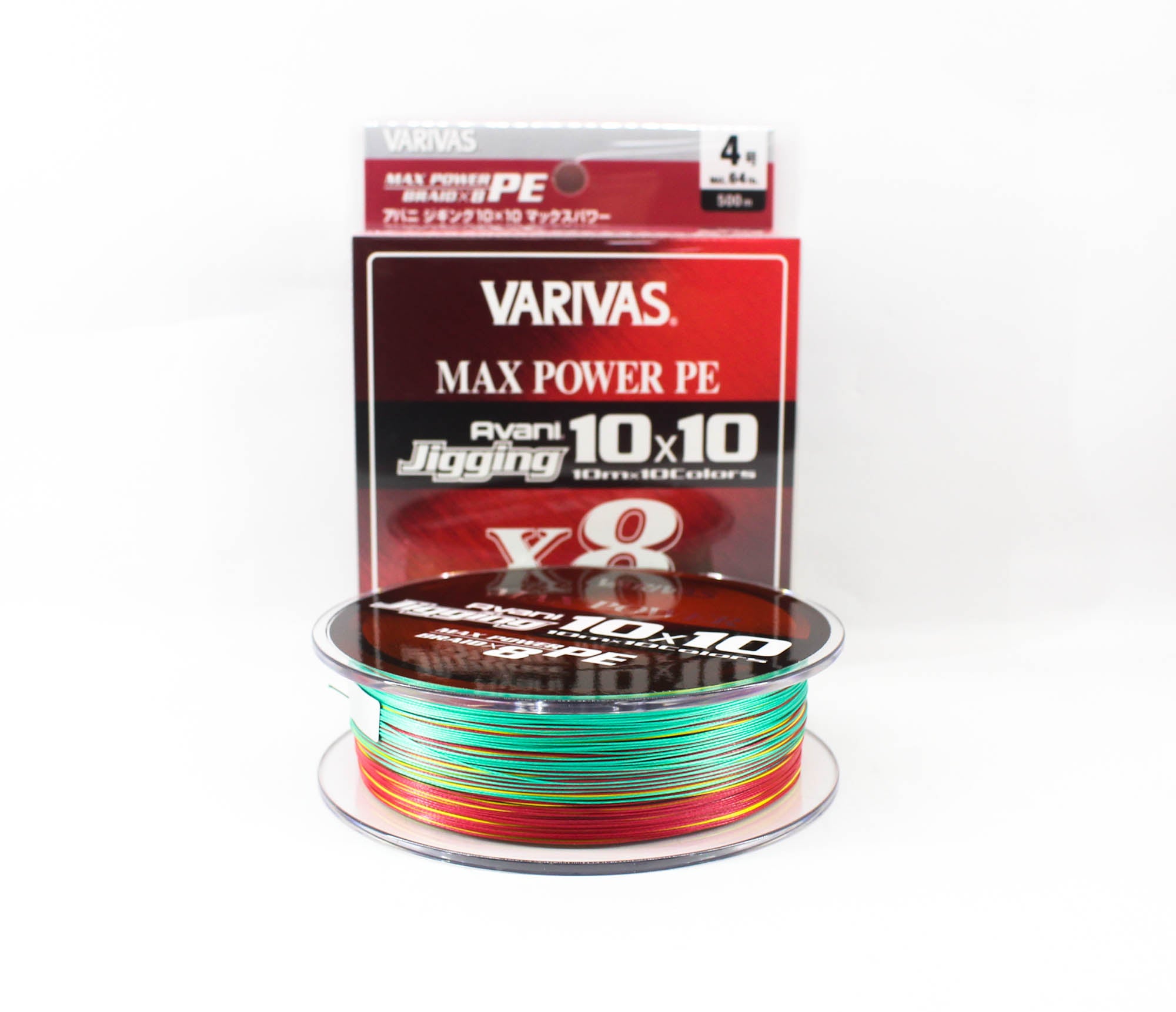 Varivas P.E Line Avani Jigging Max Power 10 x 10 500m P.E 4 64lb (4748)