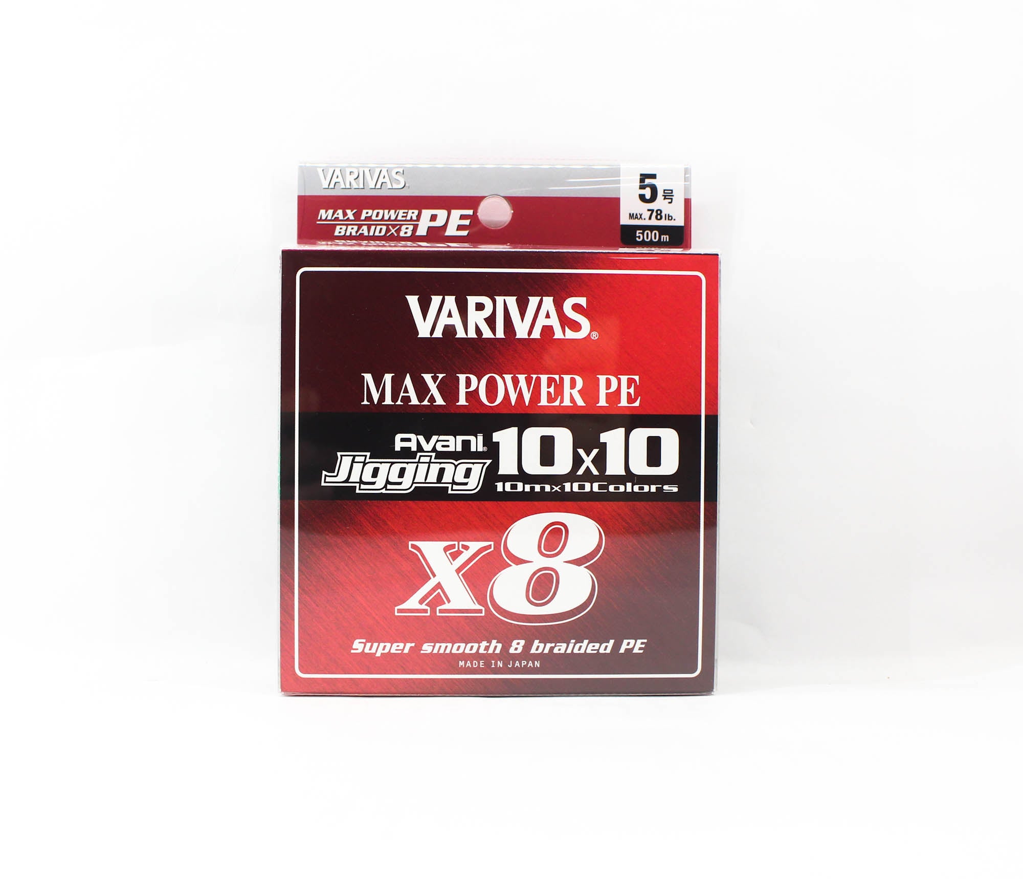 Varivas P.E Line Avani Jigging Max Power 10 x 10 500m P.E 5 78lb (4755)