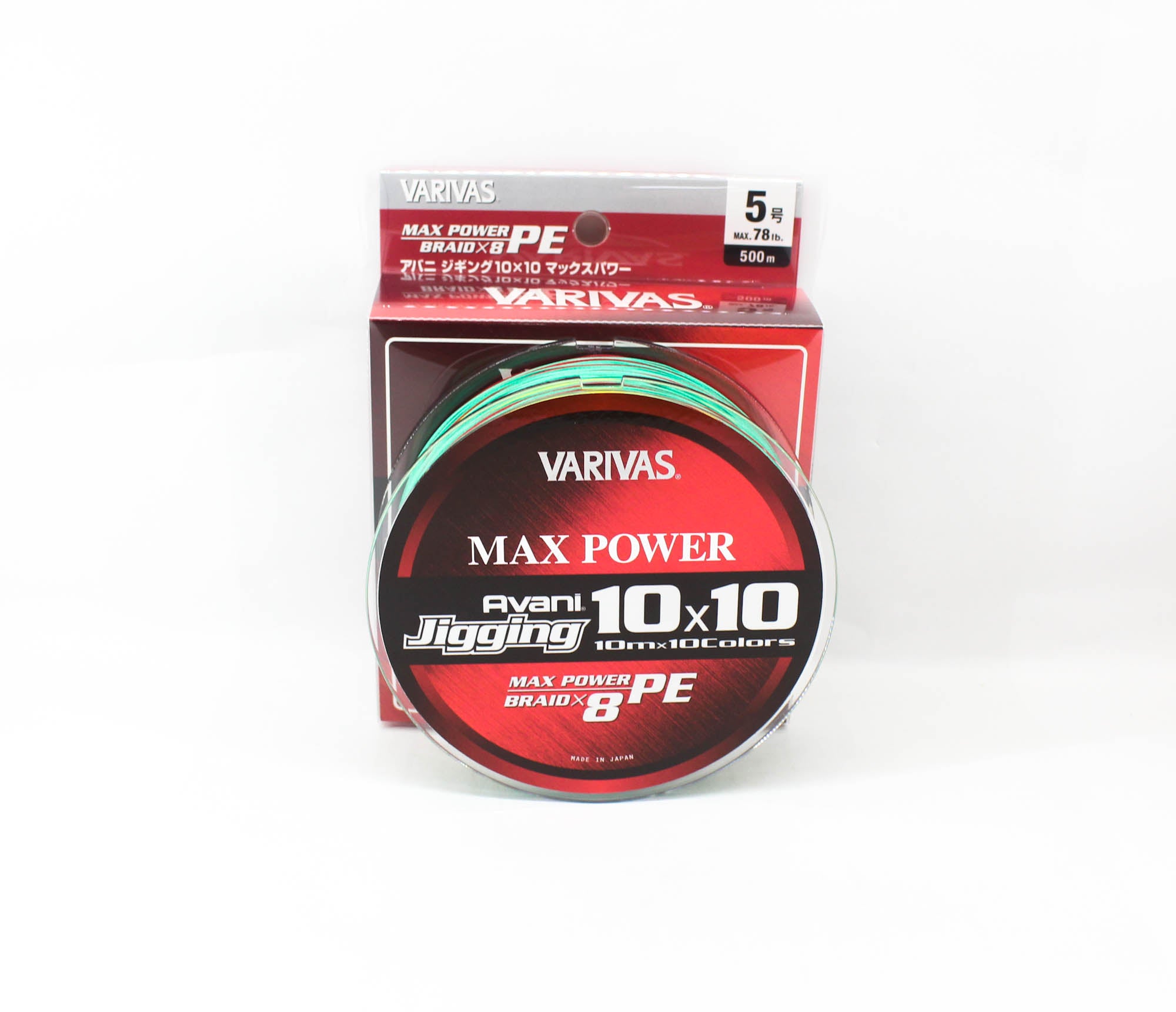 Varivas P.E Line Avani Jigging Max Power 10 x 10 500m P.E 5 78lb (4755)