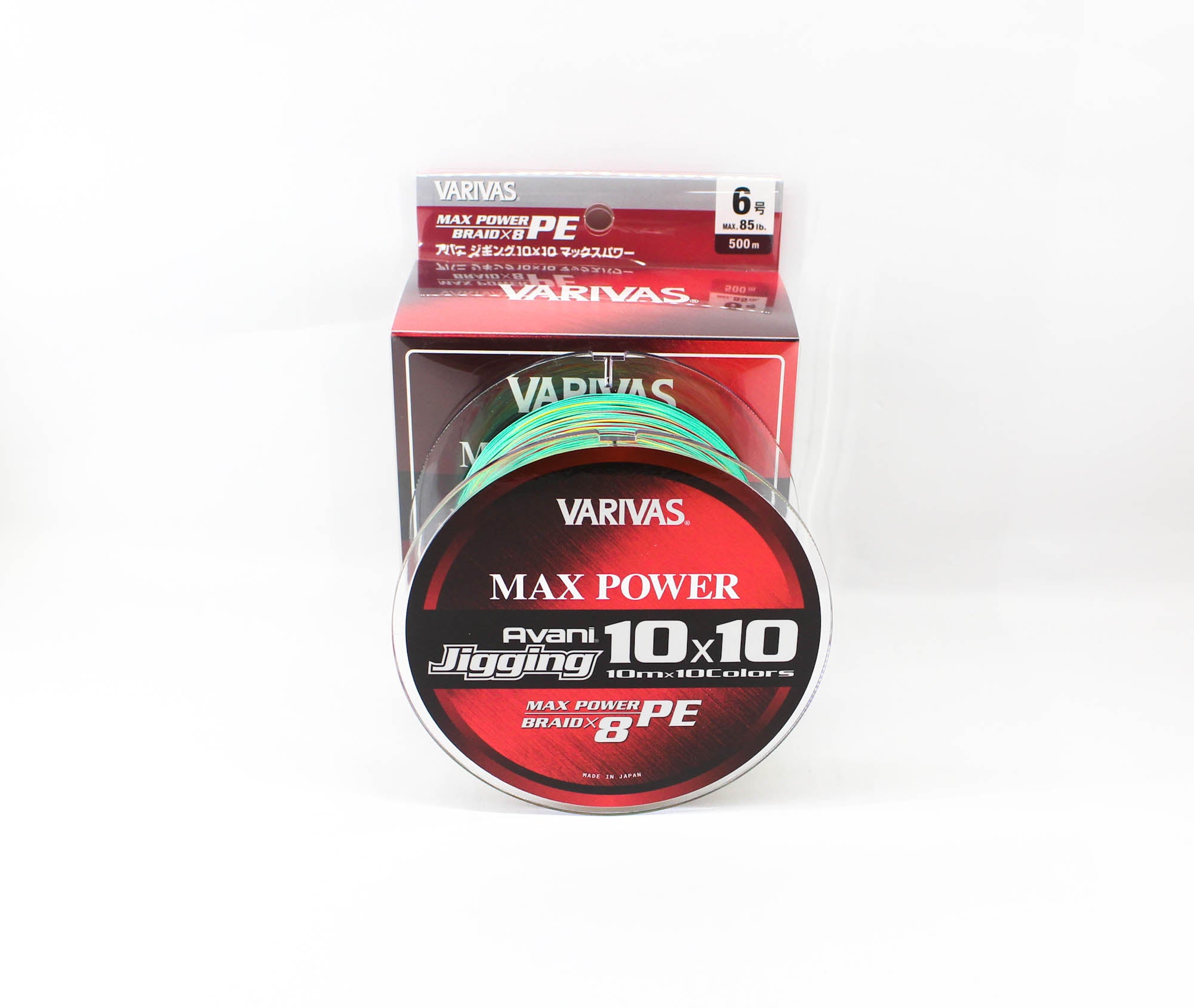 Varivas P.E Line Avani Jigging Max Power 10 x 10 500m P.E 6 85lb (4762)