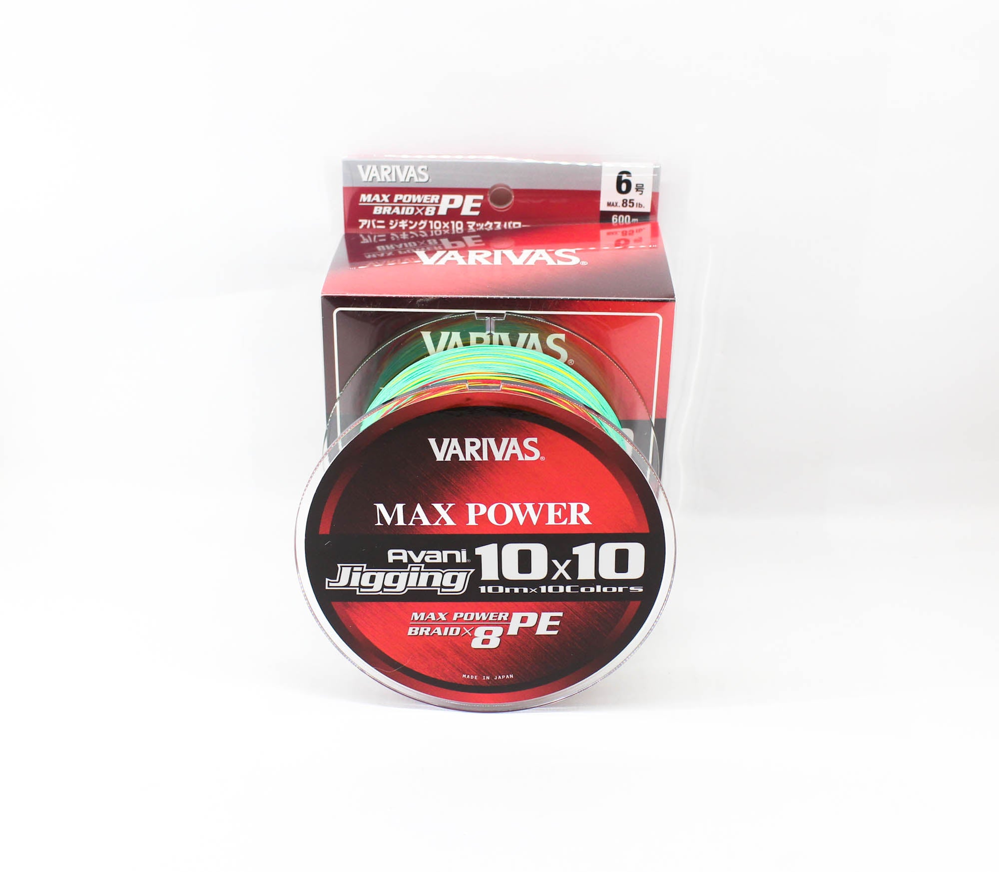 Varivas P.E Line Avani Jigging Max Power 10 x 10 600m P.E 6 85lb (4823)