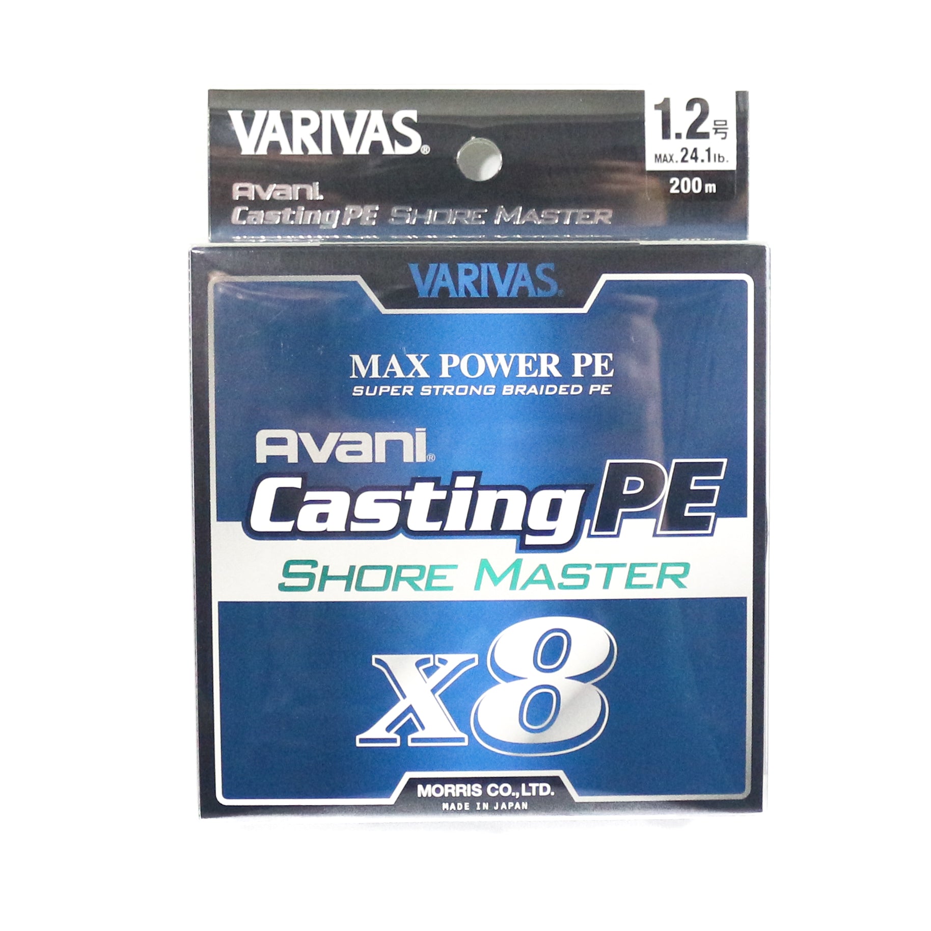 Varivas P.E Line Shore Master Max Power X8 200m P.E 1.2 24.1lb (4977)