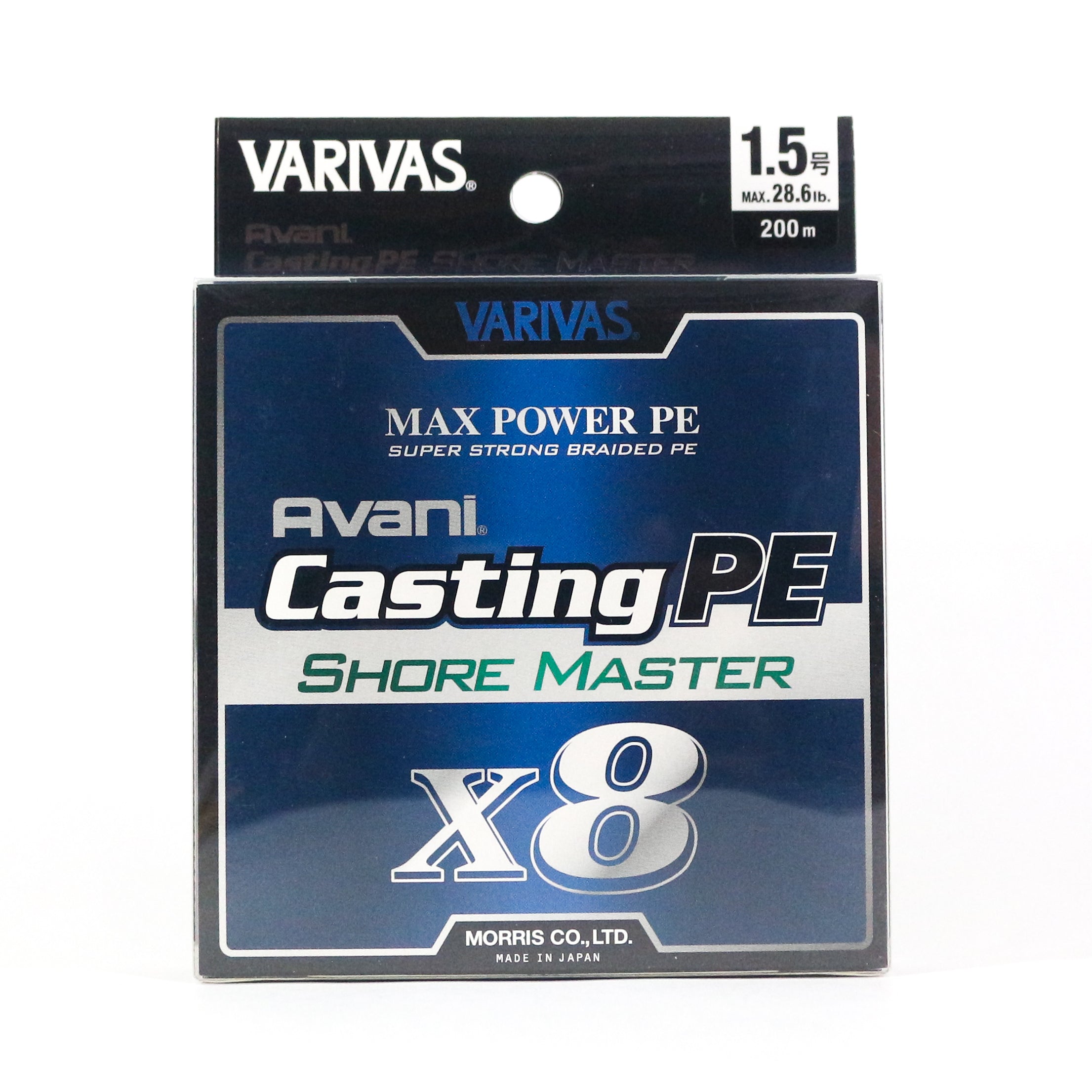 Varivas P.E Line Shore Master Max Power X8 200m P.E 1.5 28.6lb (4984)