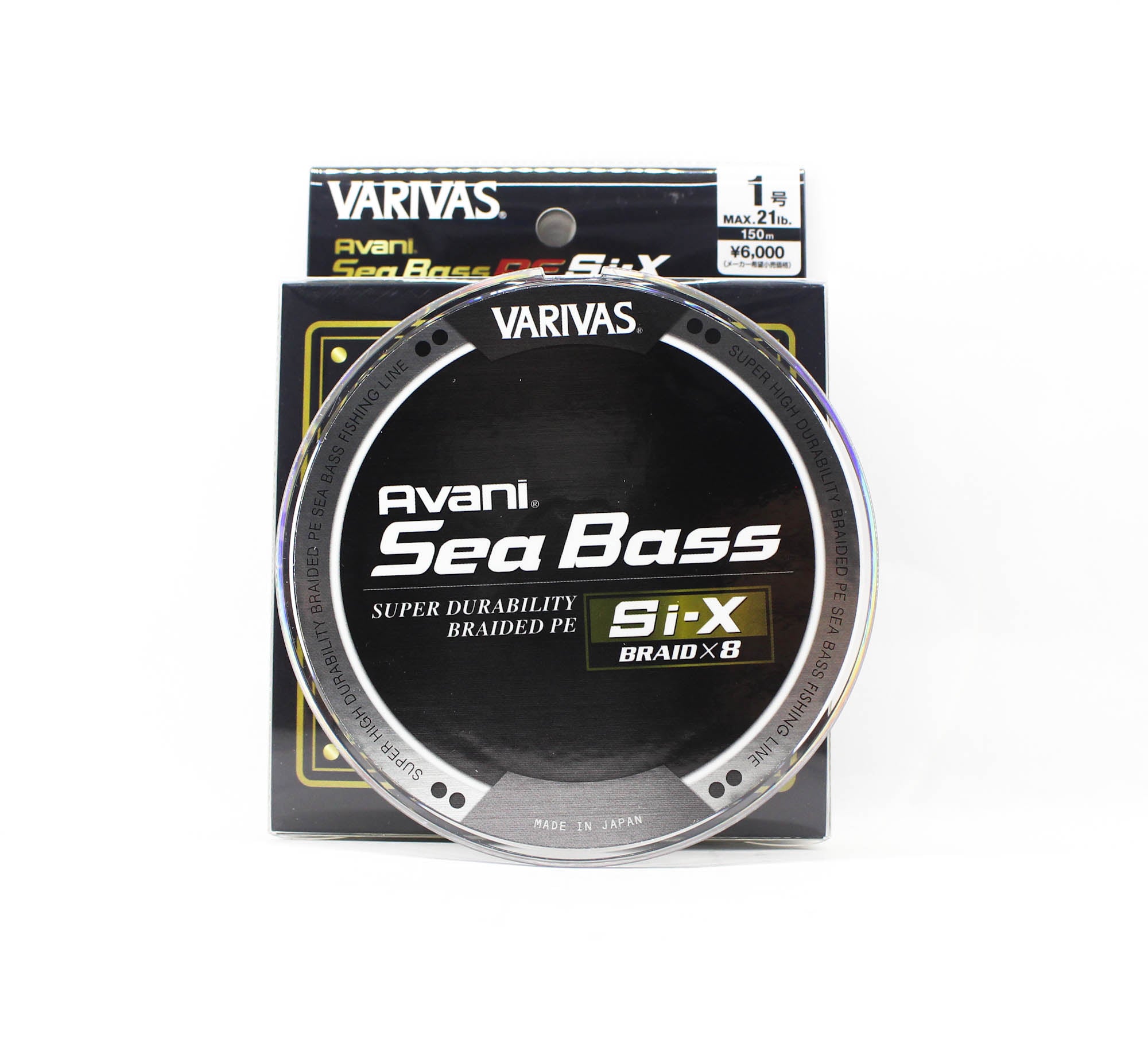 Varivas P.E Line Seabass Si-X Avani X8 150m P.E 1 Max 21lb (5837)