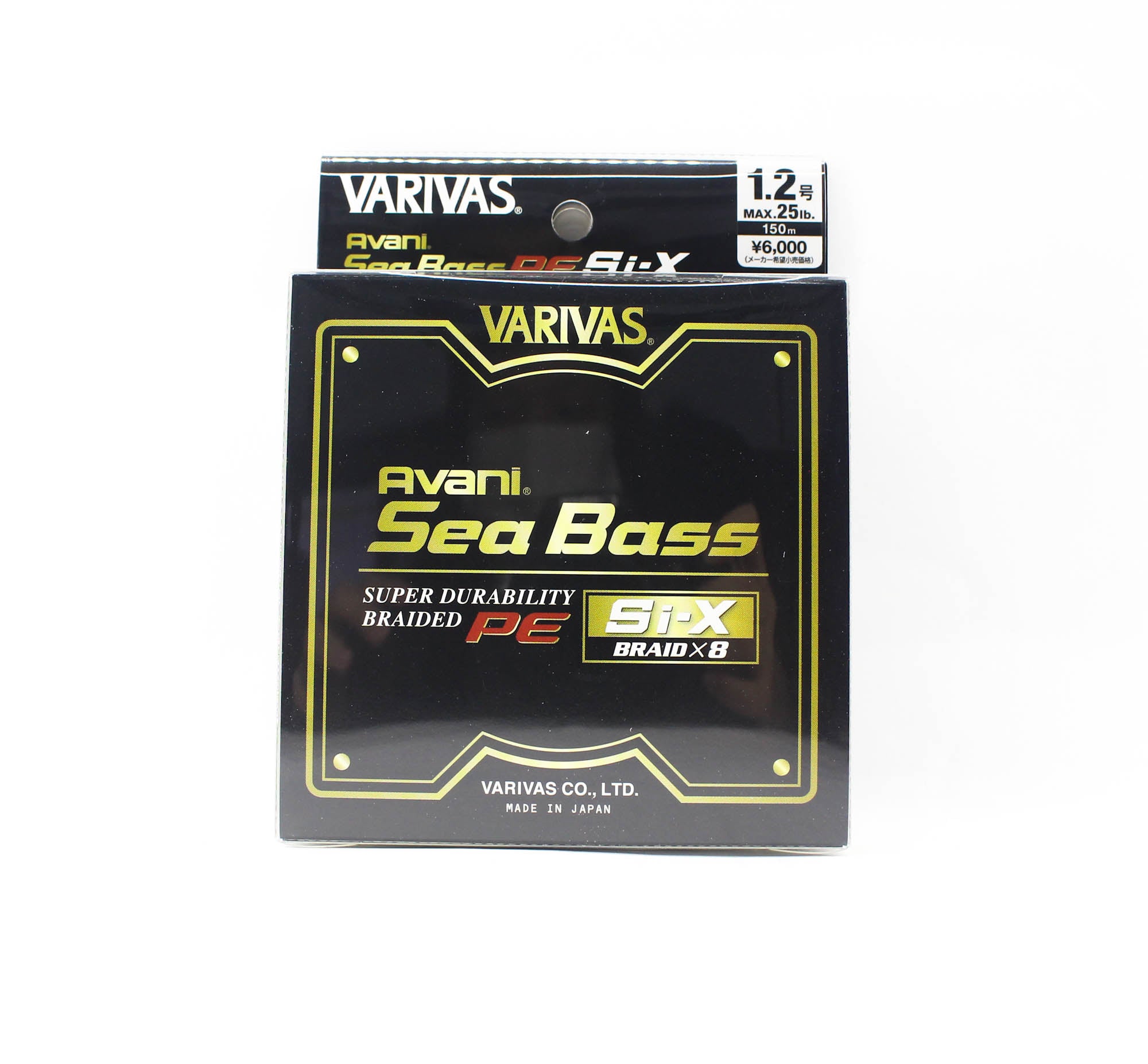 Varivas P.E Line Seabass Si-X Avani X8 150m P.E 1.2 Max 25lb (5844)