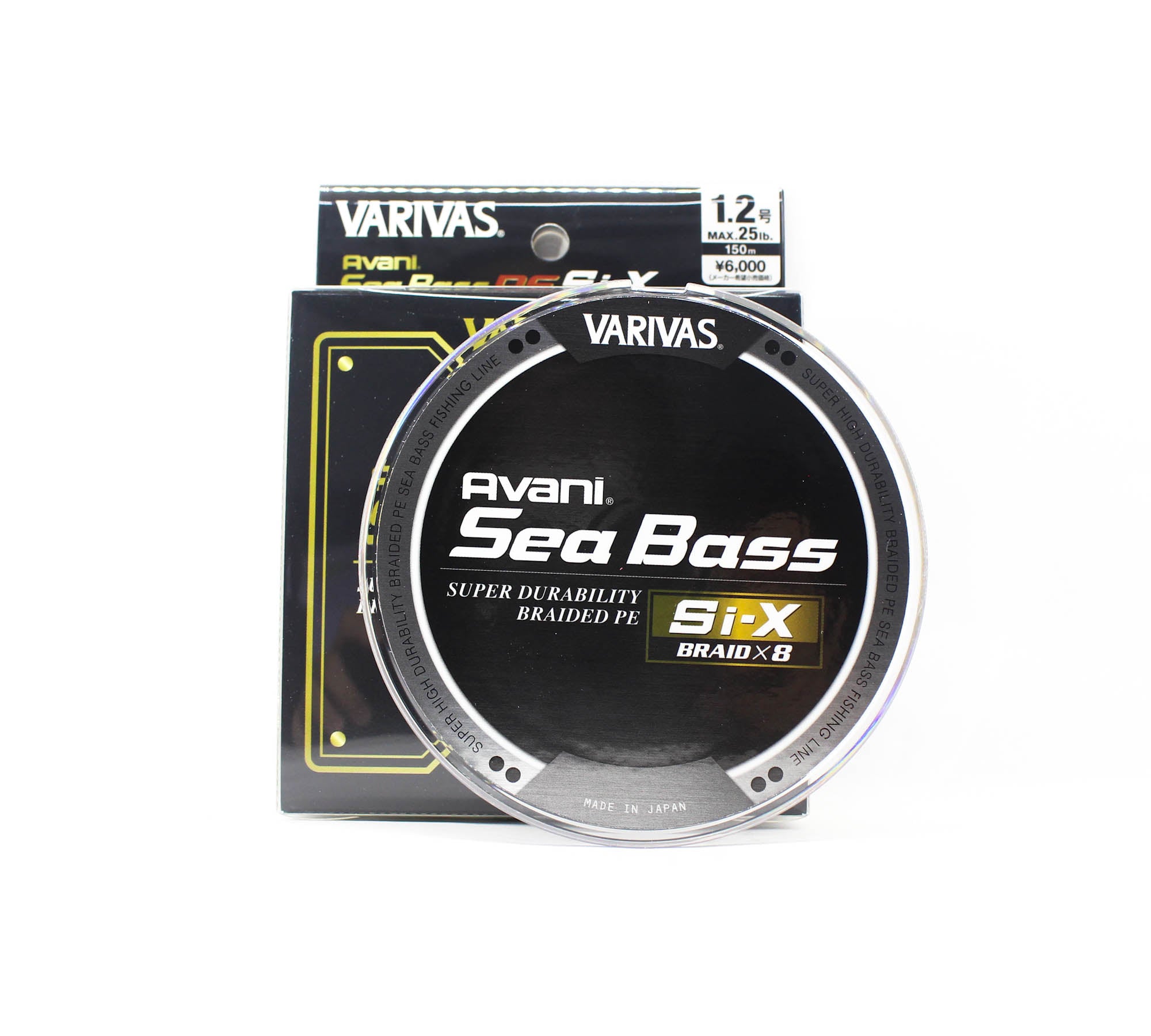 Varivas P.E Line Seabass Si-X Avani X8 150m P.E 1.2 Max 25lb (5844)