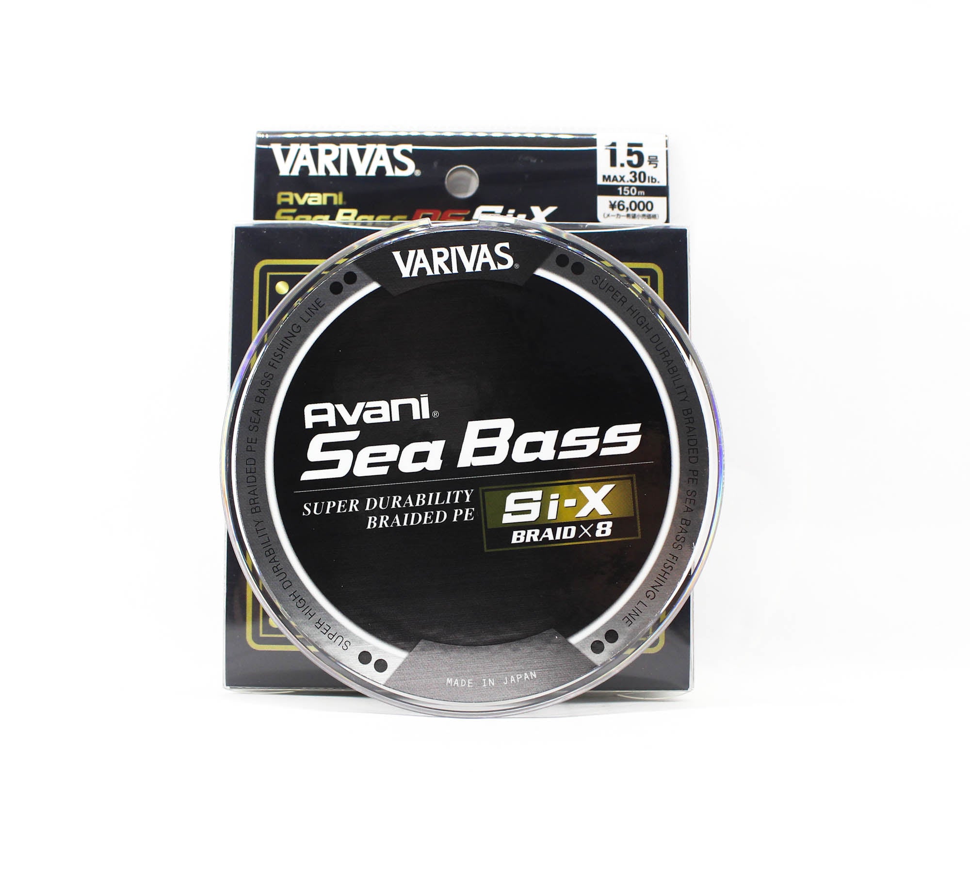 Varivas P.E Line Seabass Si-X Avani X8 150m P.E 1.5 Max 30lb (5851)