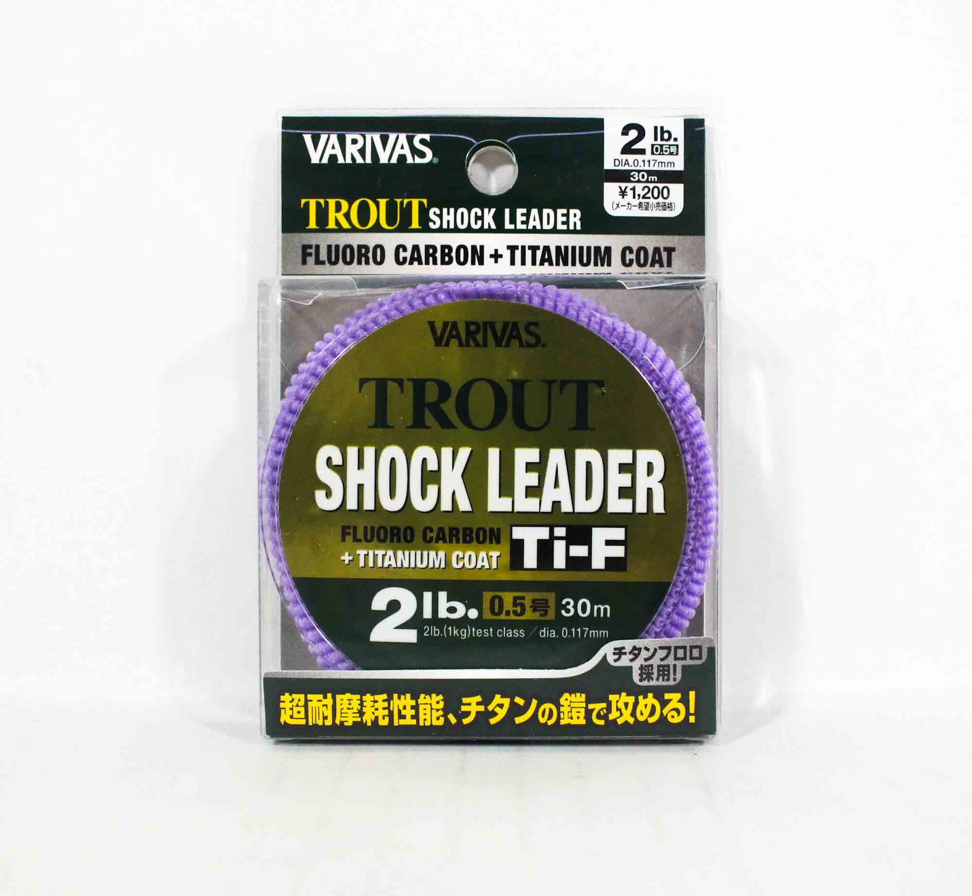 Varivas Fluorocarbon Ti-F Titanium Line Trout 30m 0.5,0.117mm 2lb (6353)