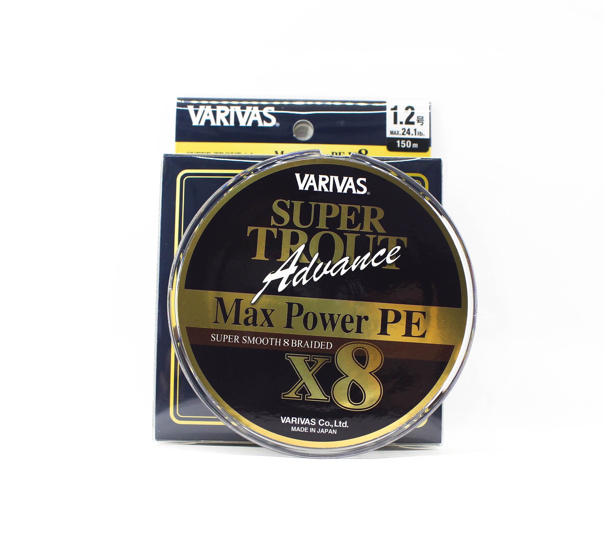 Varivas P.E Line Trout Advance Max Power X8 150M P.E 1.2 lb 24.1 (7077)