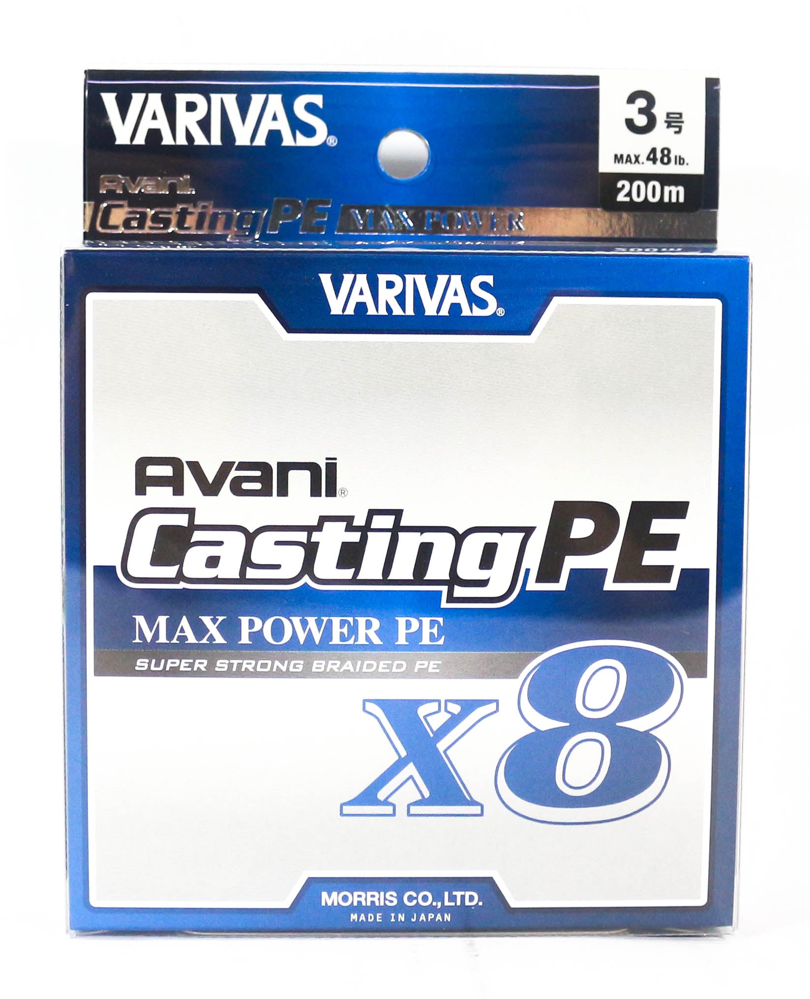 Varivas P.E Line New Avani Max Power Casting X8 200m P.E 3 48lb (8524)