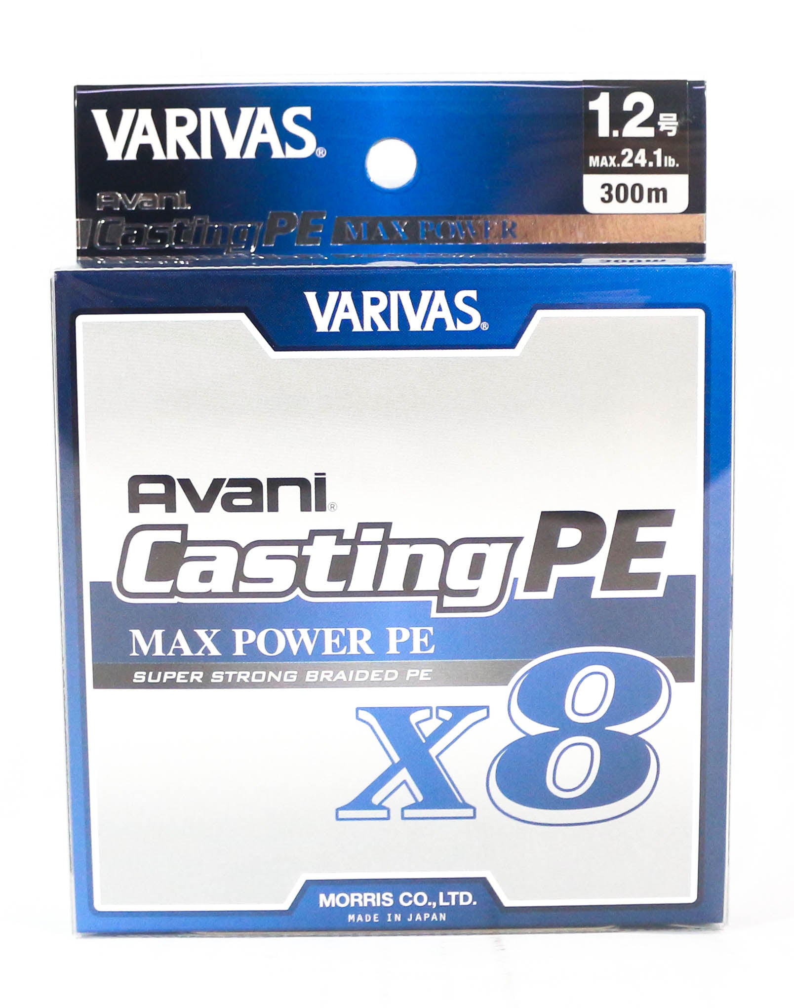 Varivas P.E Line New Avani Max Power Casting X8 300m P.E 1.2 24.1lb (8548)
