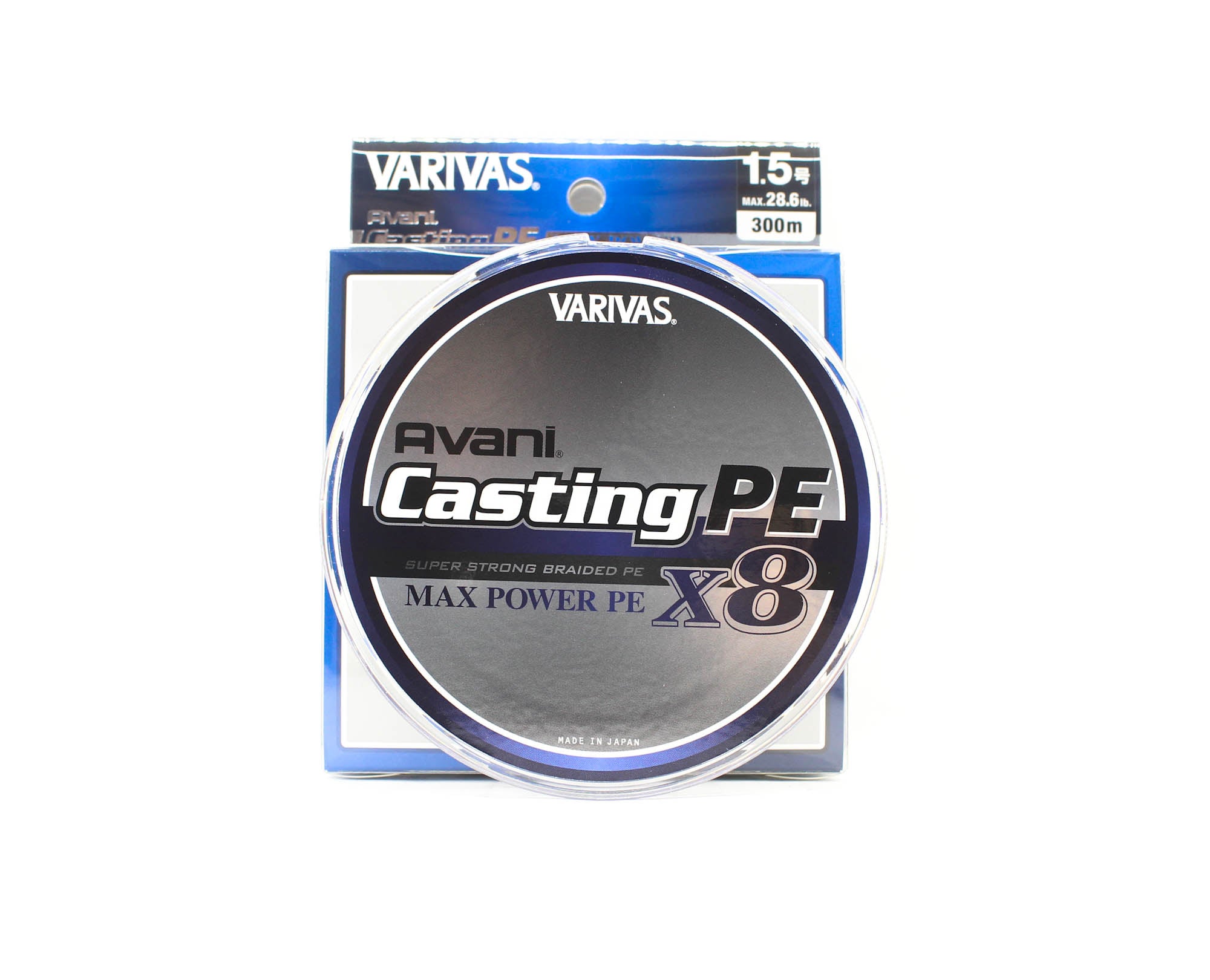 Varivas P.E Line New Avani Max Power Casting X8 300m P.E 1.5 28.6lb (8555)