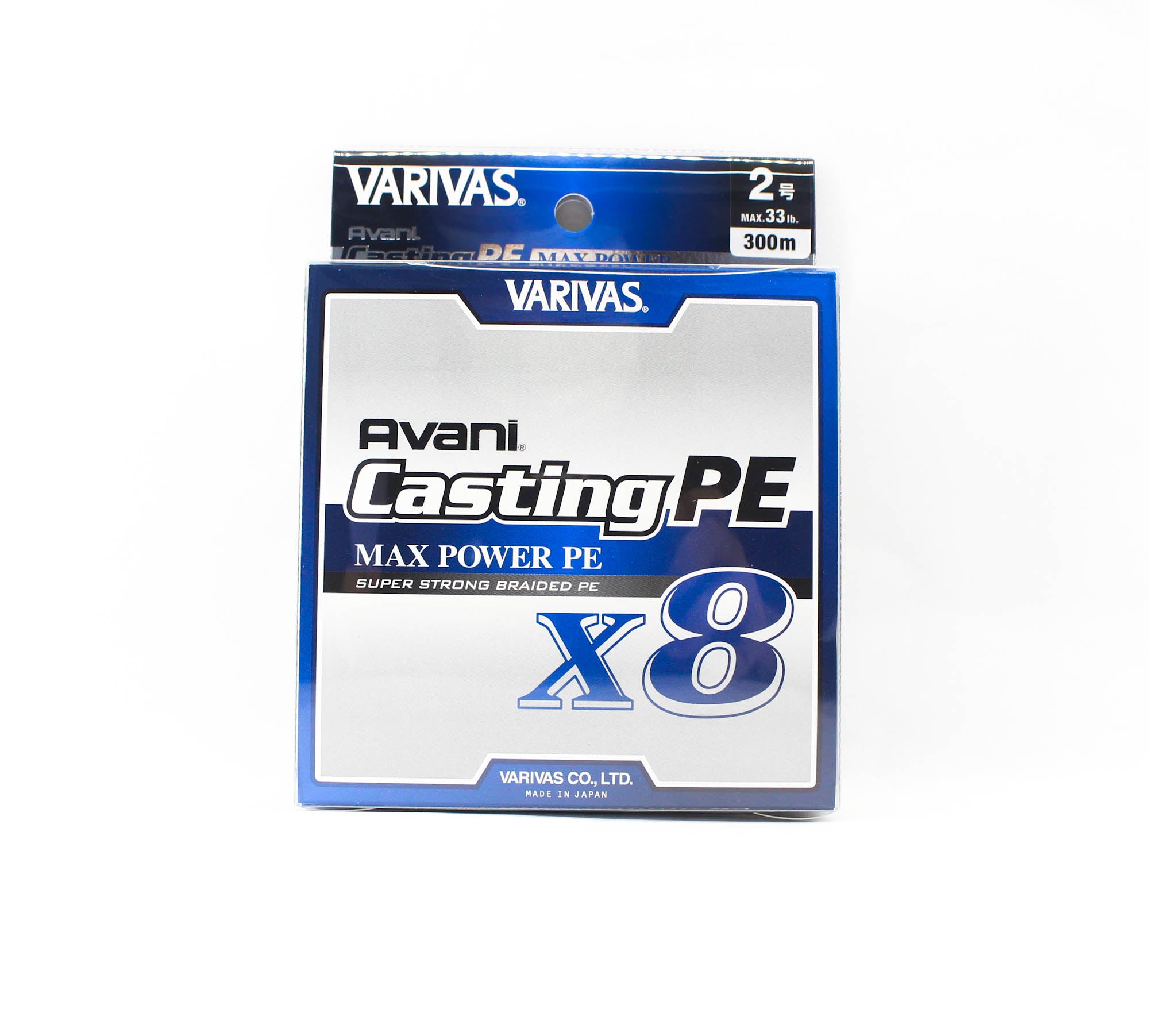 Varivas P.E Line New Avani Max Power Casting X8 300m P.E 2 33lb (8562)