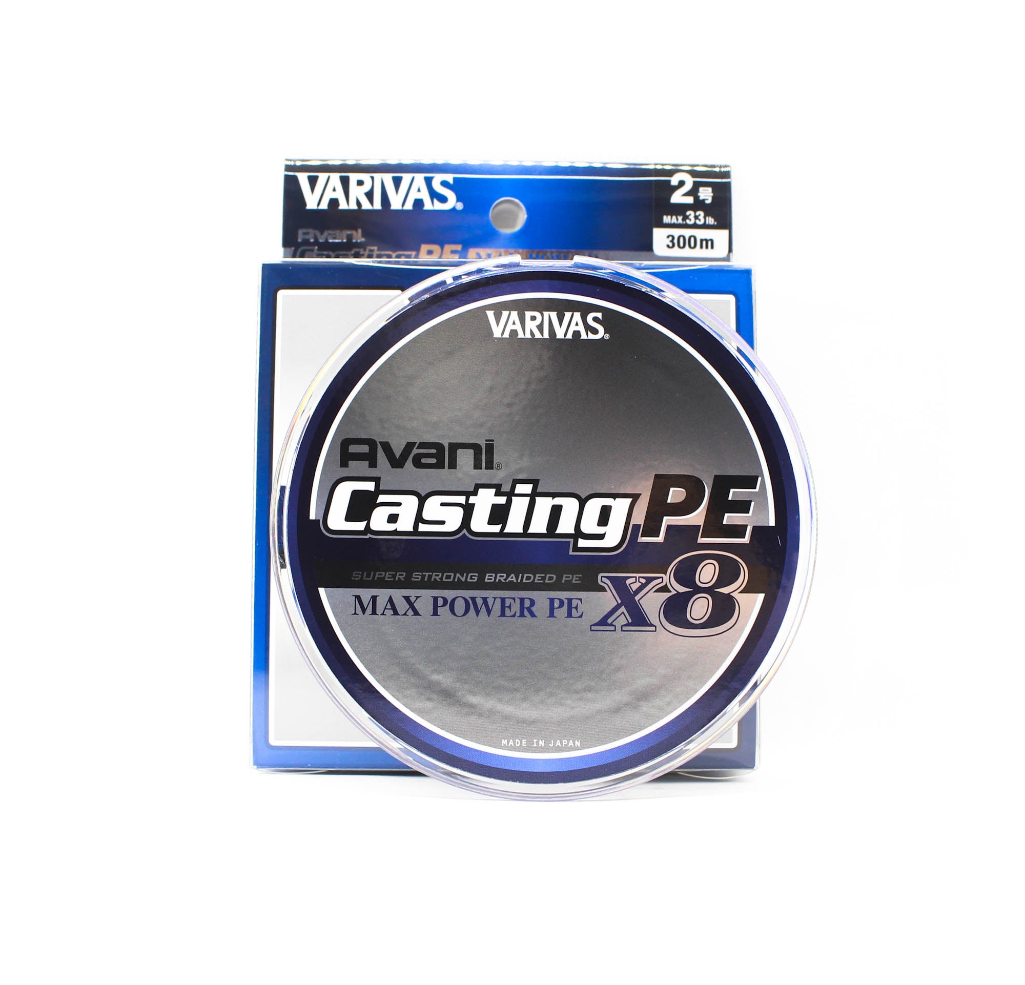 Varivas P.E Line New Avani Max Power Casting X8 300m P.E 2 33lb (8562)