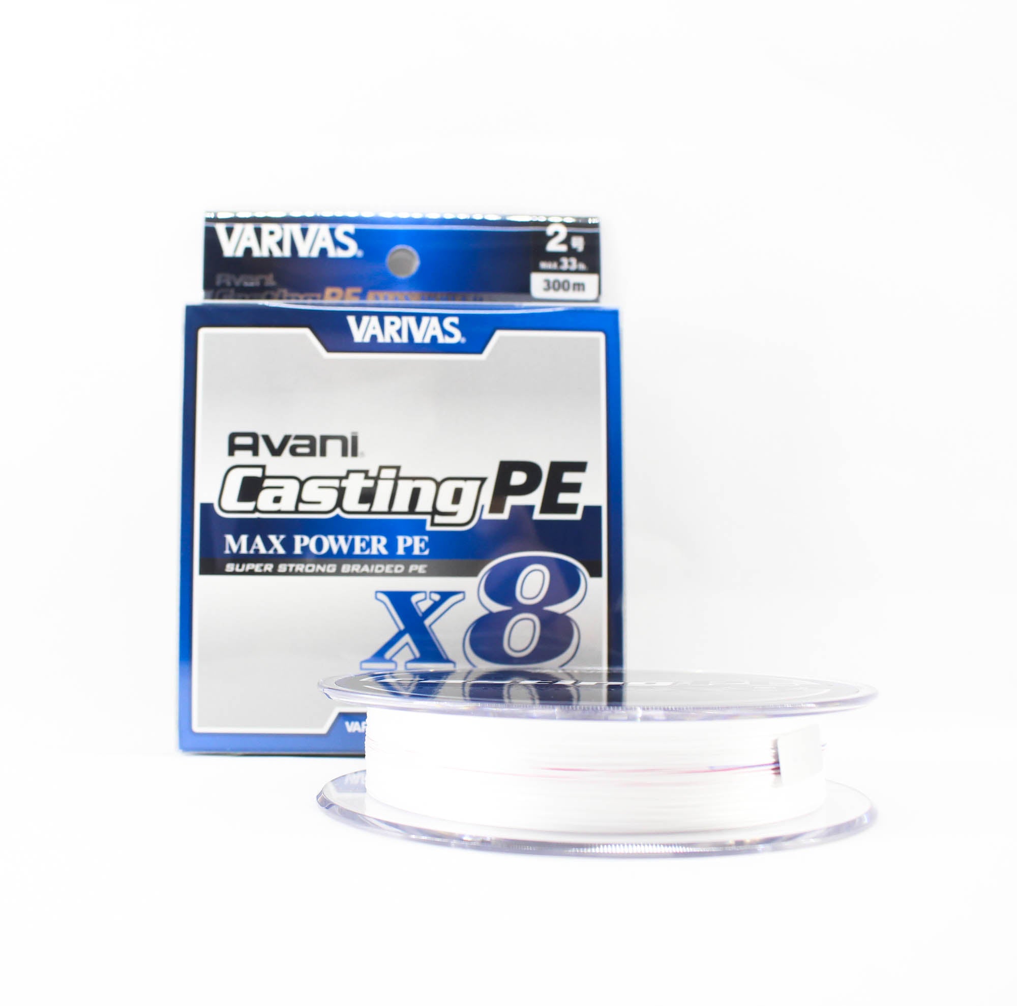 Varivas P.E Line New Avani Max Power Casting X8 300m P.E 2 33lb (8562)