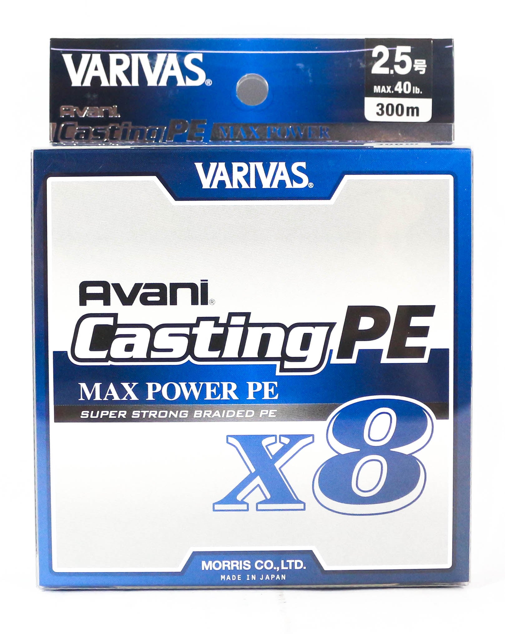 Varivas P.E Line New Avani Max Power Casting X8 300m P.E 2.5 40lb (8579)