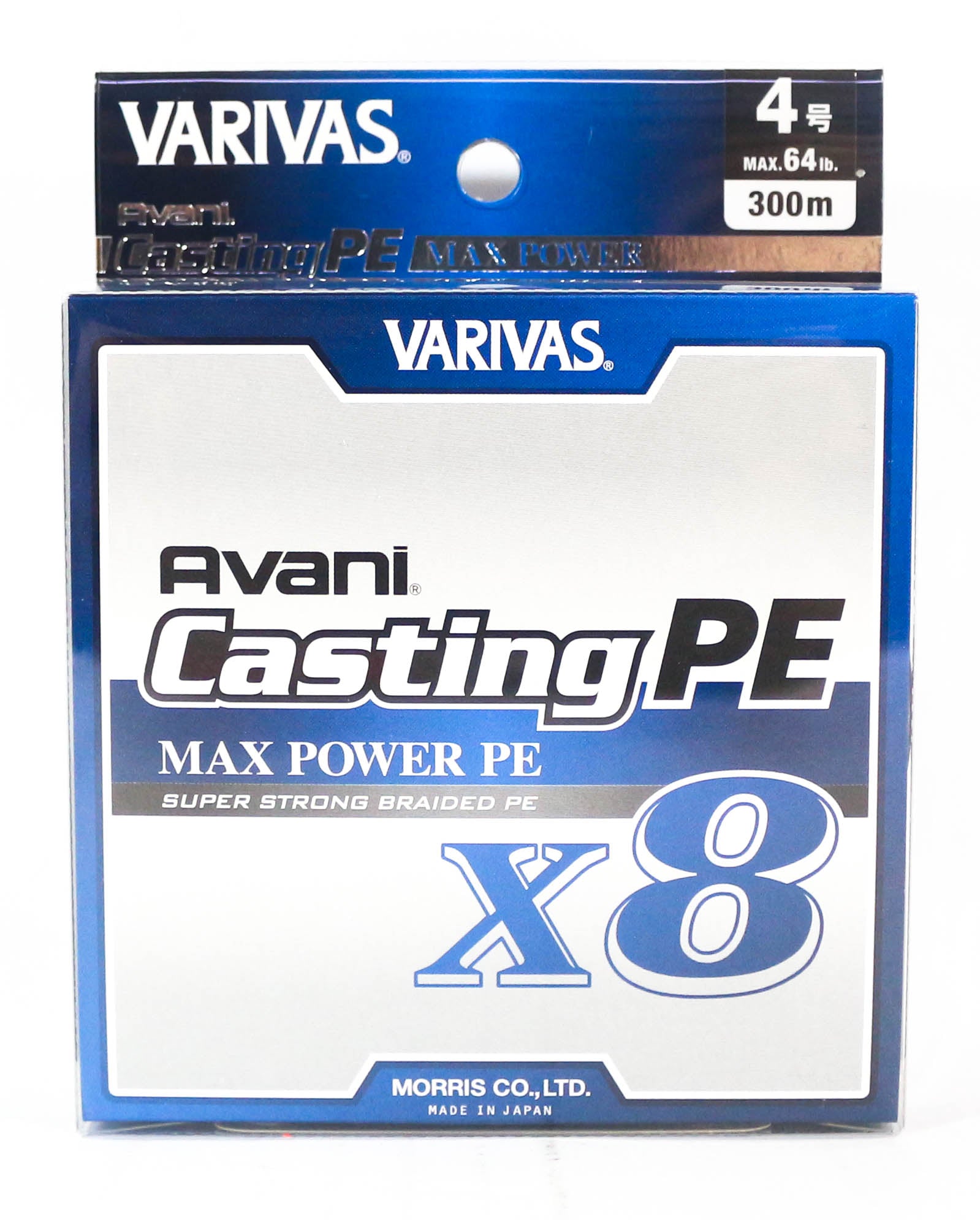 Varivas P.E Line New Avani Max Power Casting X8 300m P.E 4 64lb (8593)